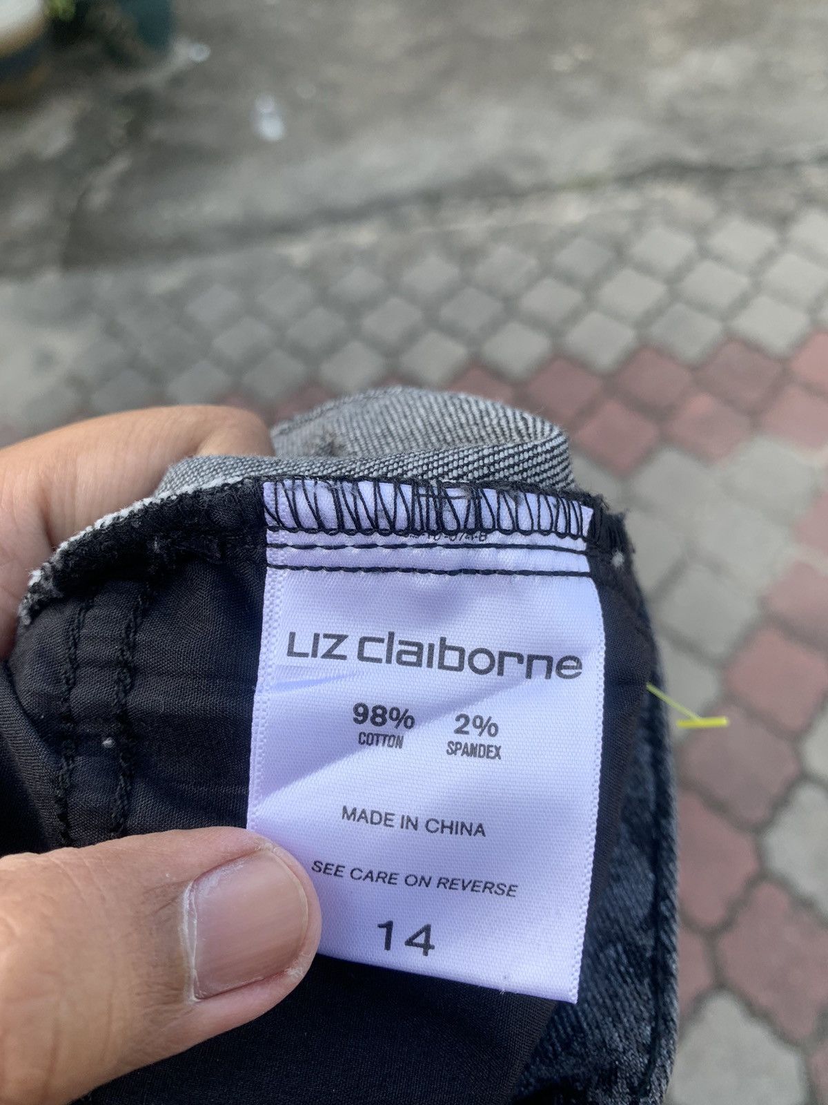 Japanese Brand Rare! Liz Claiborne Skane Skin Design Pants Jeans Size US 36 / EU 52 - 11 Thumbnail