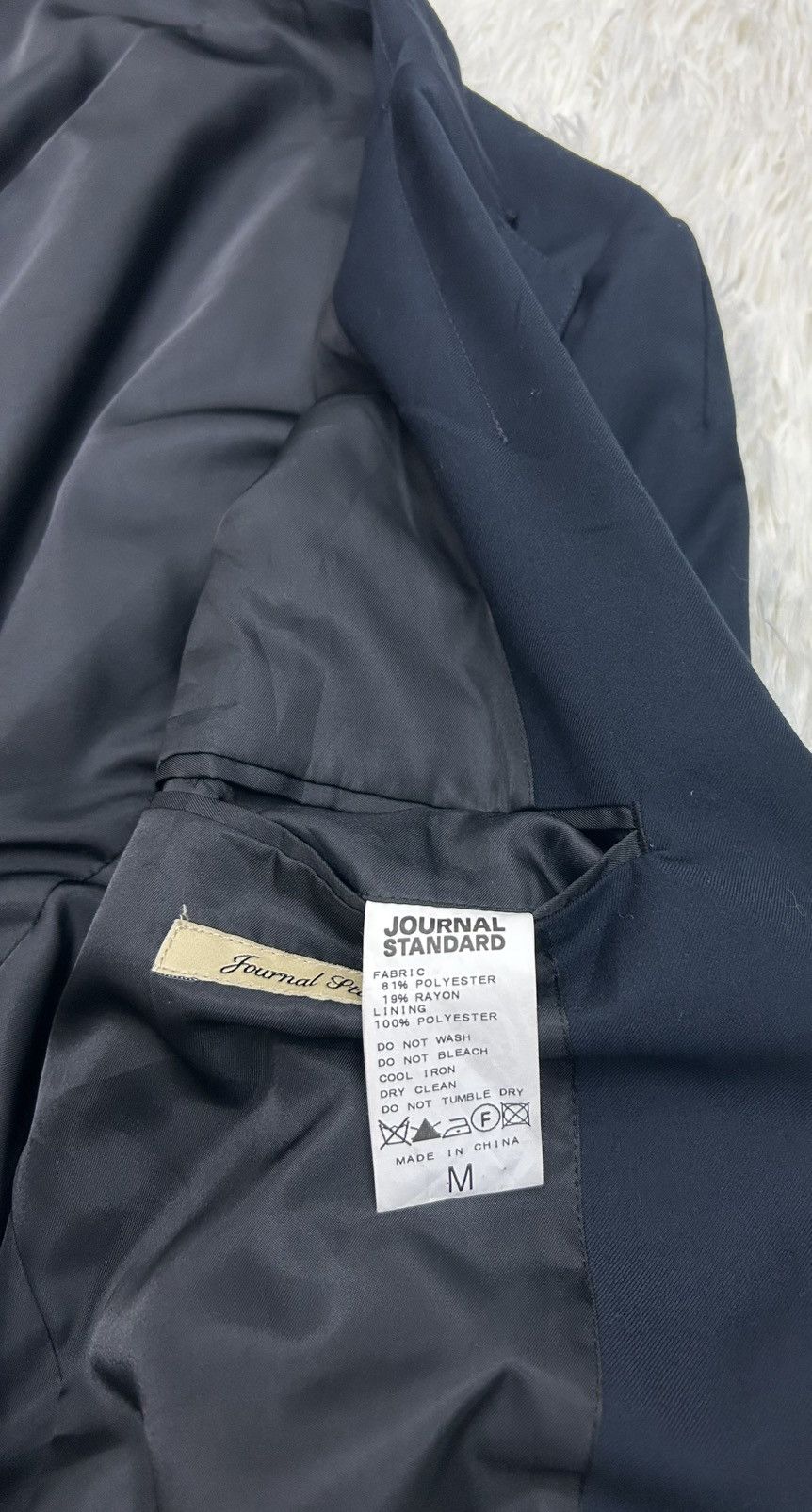Japanese Brand × Journal Standard Journal Standard Polyester Rayon Blazer Jacket Size 40S - 7 Thumbnail