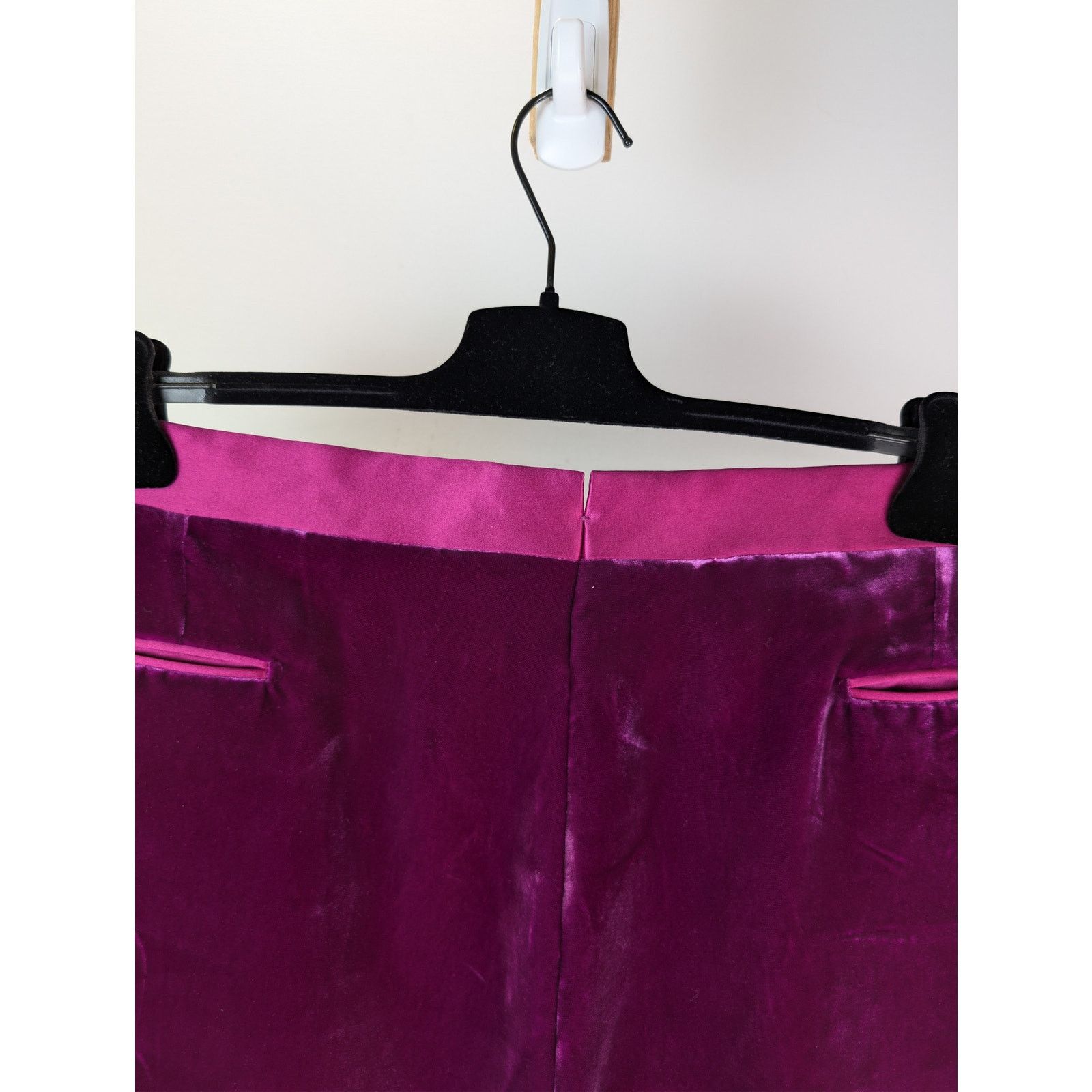 Tom Ford o1rshd1 Slim-Leg Velvet Trousers Pant in Purple Size US 44 / EU 60 - 17 Thumbnail