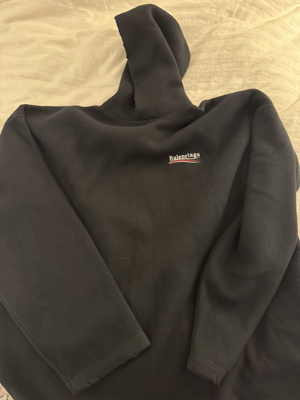 Balenciaga Balenciaga Politcal Campaign fleece hoodie Size US XS / EU 42 / 0 - 1 Thumbnail