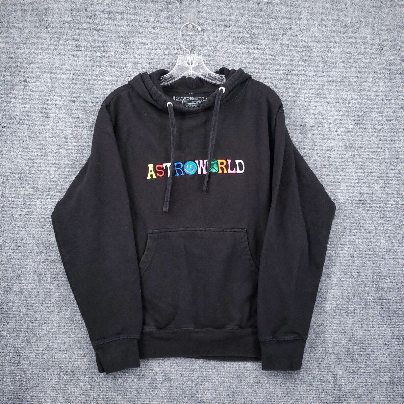 image of Travis Scott Astroworld Hoodie Mens S Small Black Wish You Were Here Pullover in White