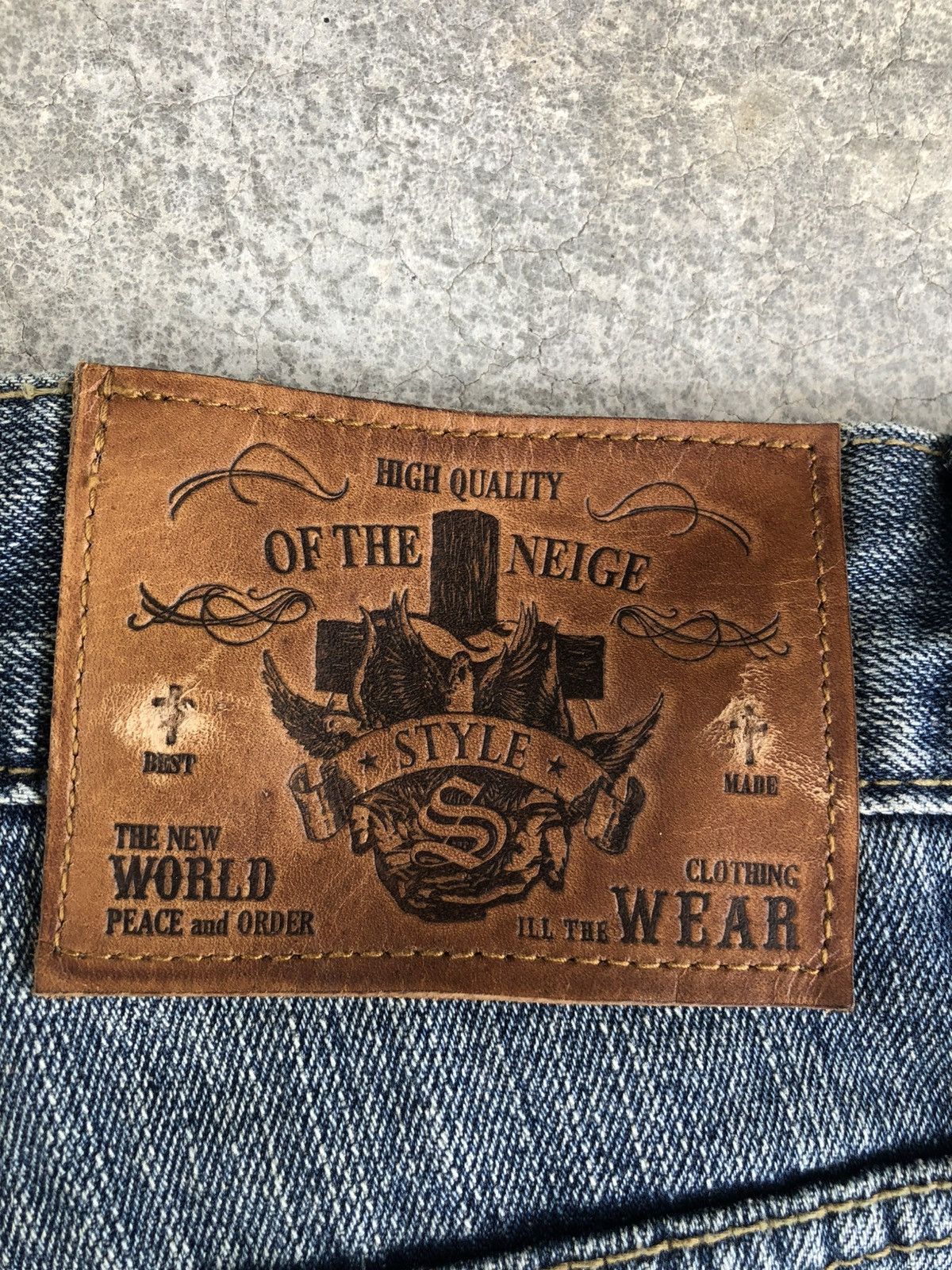 If Six Was Nine Of The Neige Flared Jeans Distressed Jeans J Cut Size US 31 - 20 Thumbnail