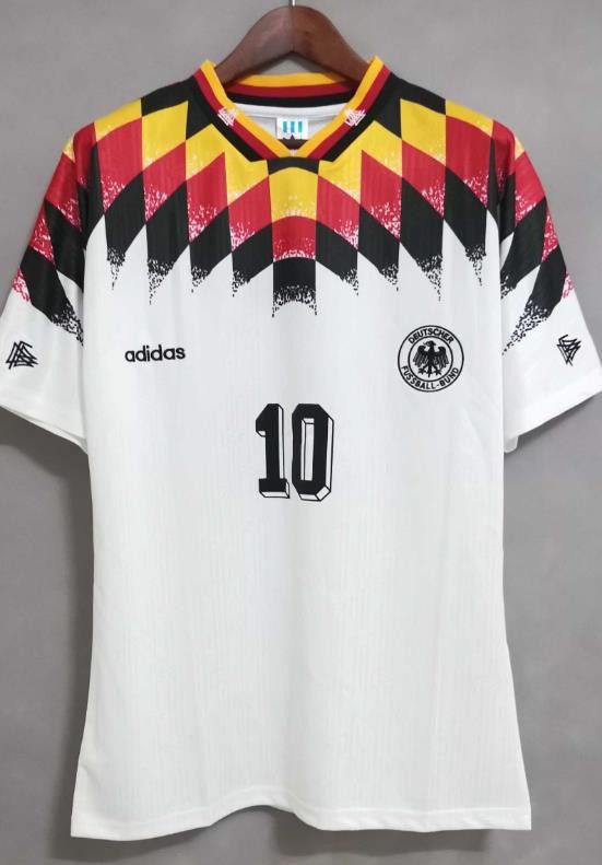 Lothar Matthäus Jersey Germany 1994 World Cup Home Jersey