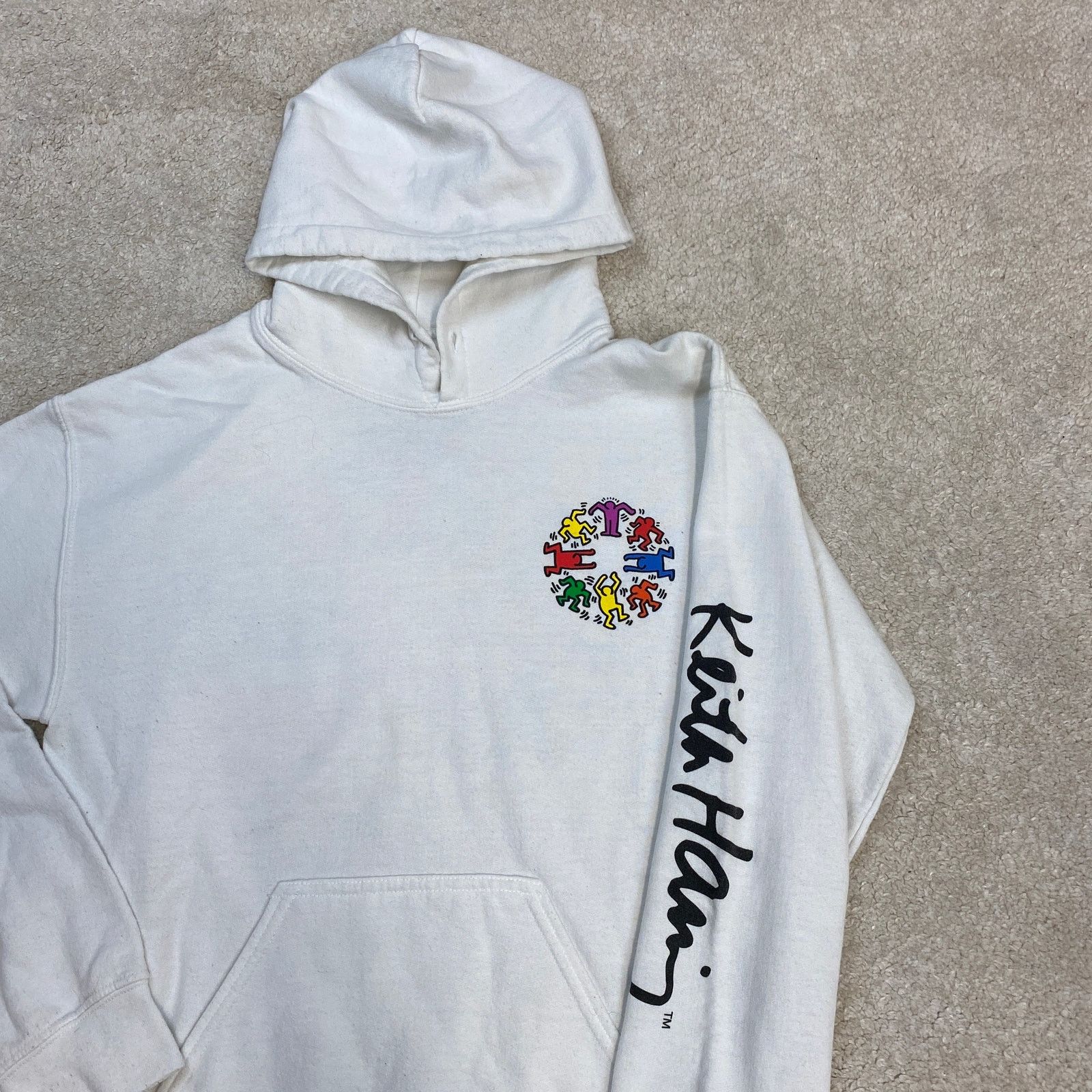 Keith Haring Keith Haring Circle Of Men Graphic Hooded Sweatshirt Size S Size S / US 4 / IT 40 - 2 Thumbnail