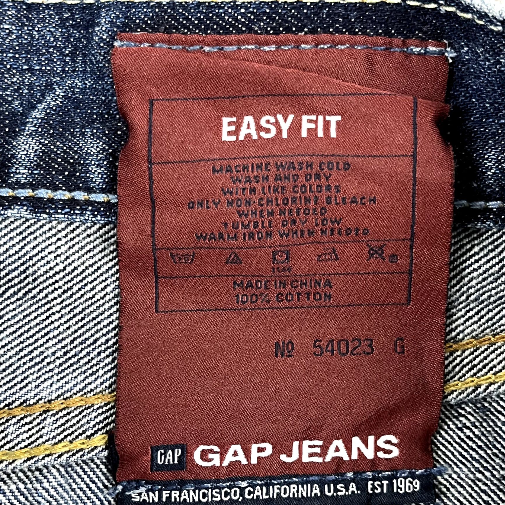 Gap GAP Jeans Mens 30 x 32 Straight Blue Denim 90s Y2K Skater East Fit 5-Pocket Regular Rise Mid Jeans Mens Blue Size US 30 / EU 46 - 3 Thumbnail