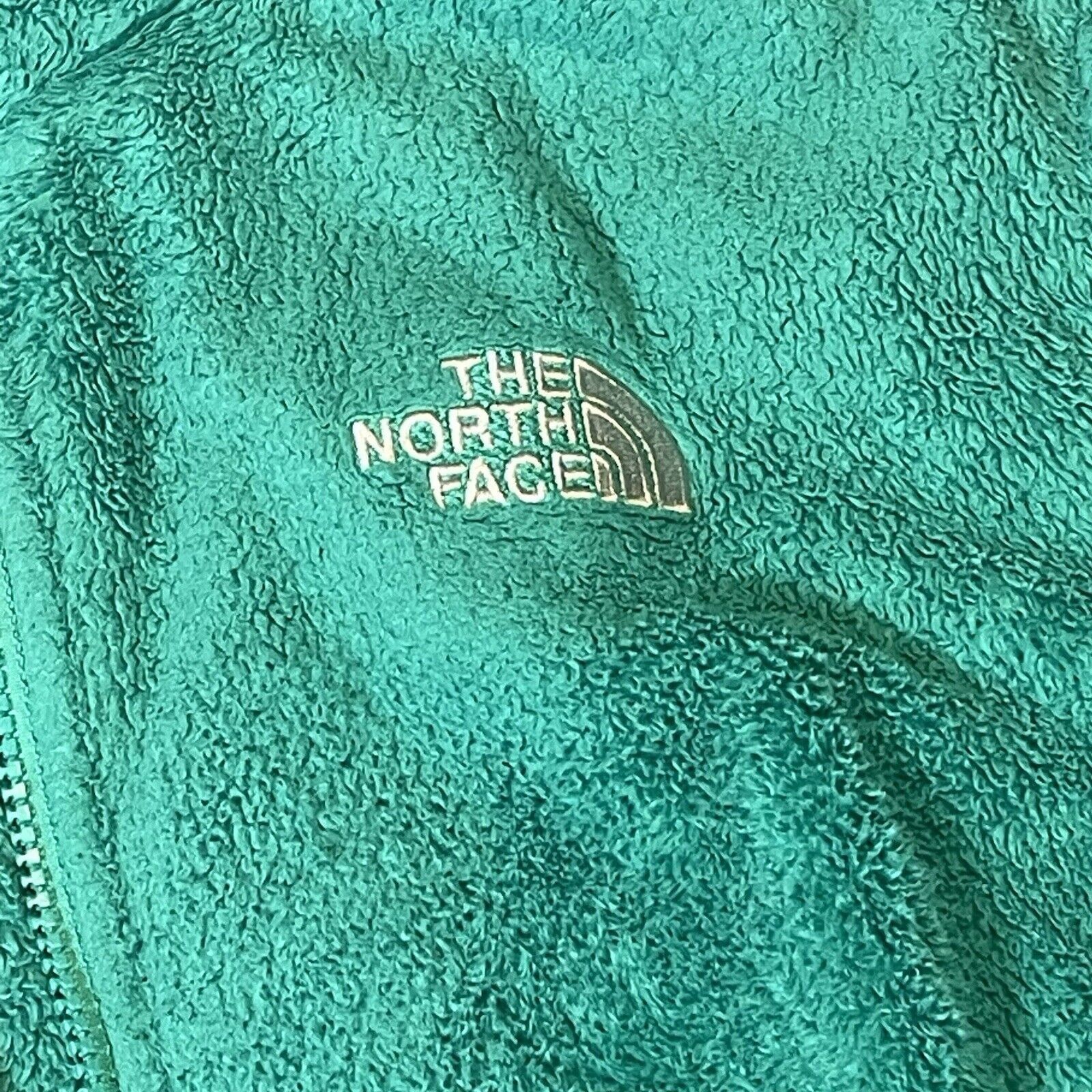 The North Face North Face Hoodie Women’s Large Green Full Zip Fleece Zip Up Size L / US 10 / IT 46 - 3 Thumbnail