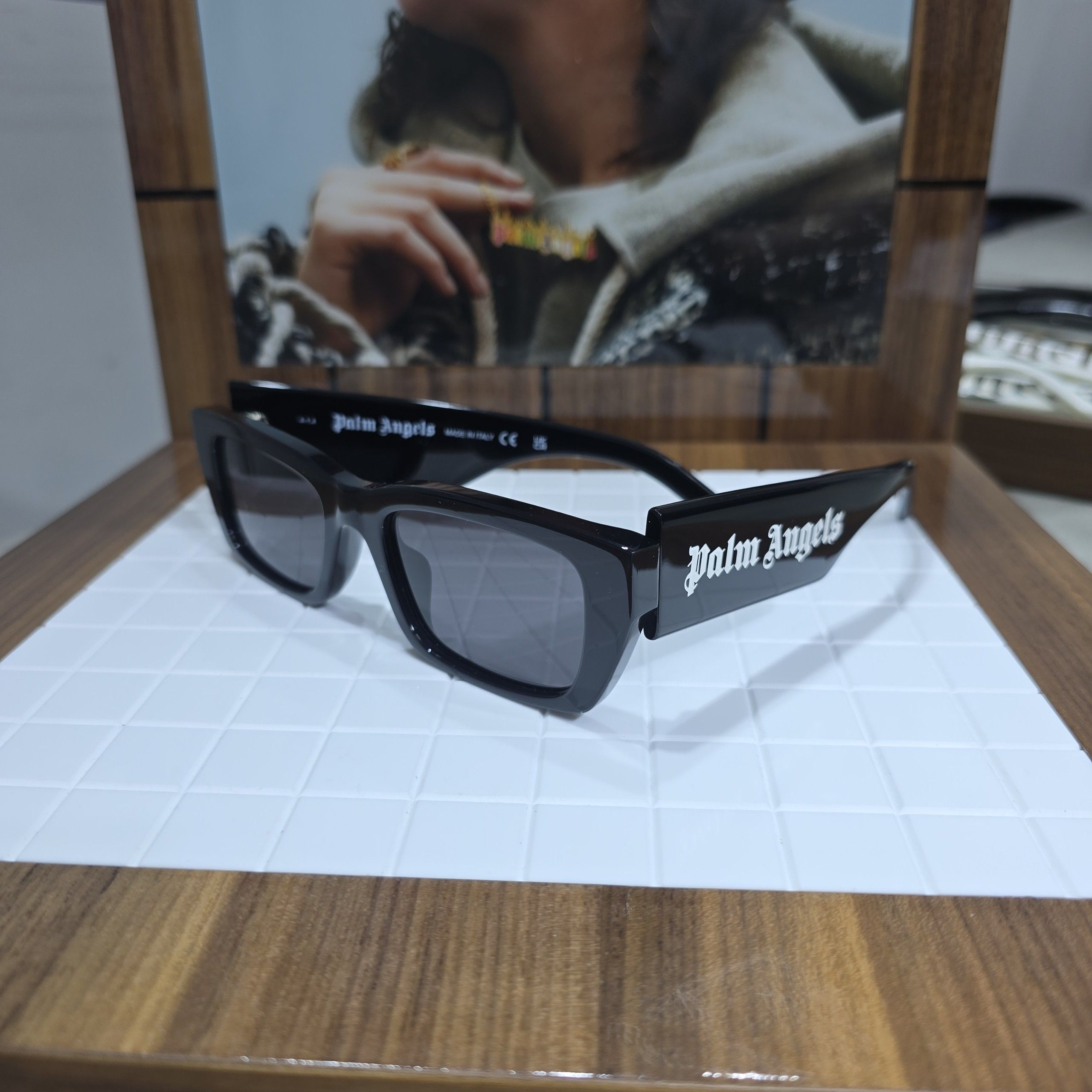 Palm Angels PALM ANGELS PERI002C99PLA001 1007 Sunglasses BLACK Size ONE SIZE - 3 Thumbnail