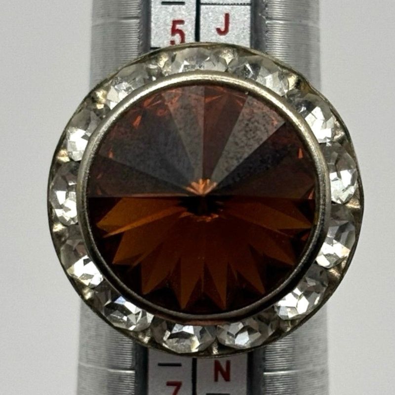 Other Silver & Brown Eye Ring Size ONE SIZE - 5 Thumbnail