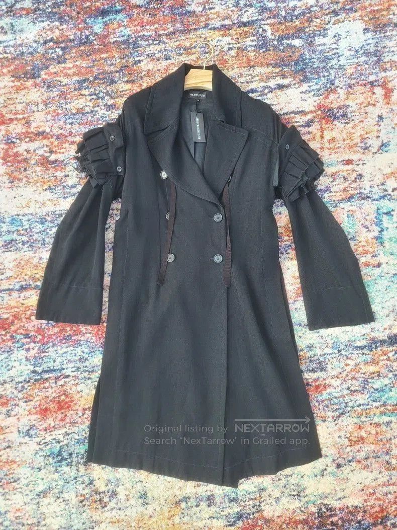 Ann Demeulemeester Wool Blend Coat.