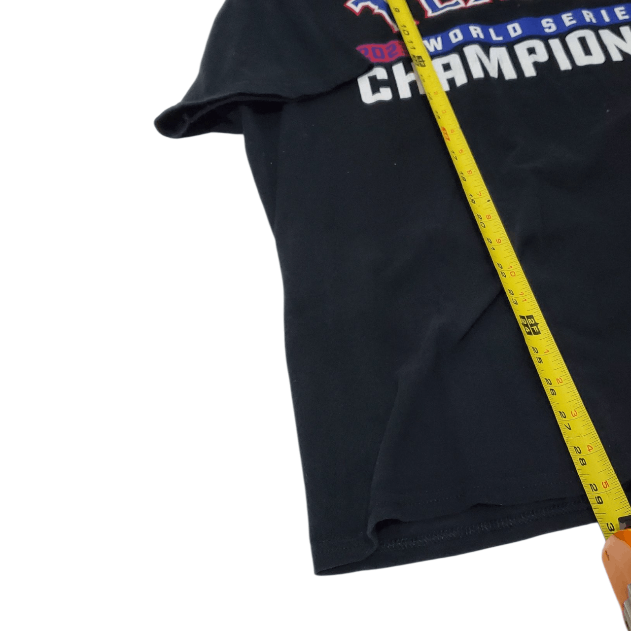 MLB 2023 Texas Rangers Script Championship T-Shirt Size US XL / EU 56 / 4 - 6 Thumbnail