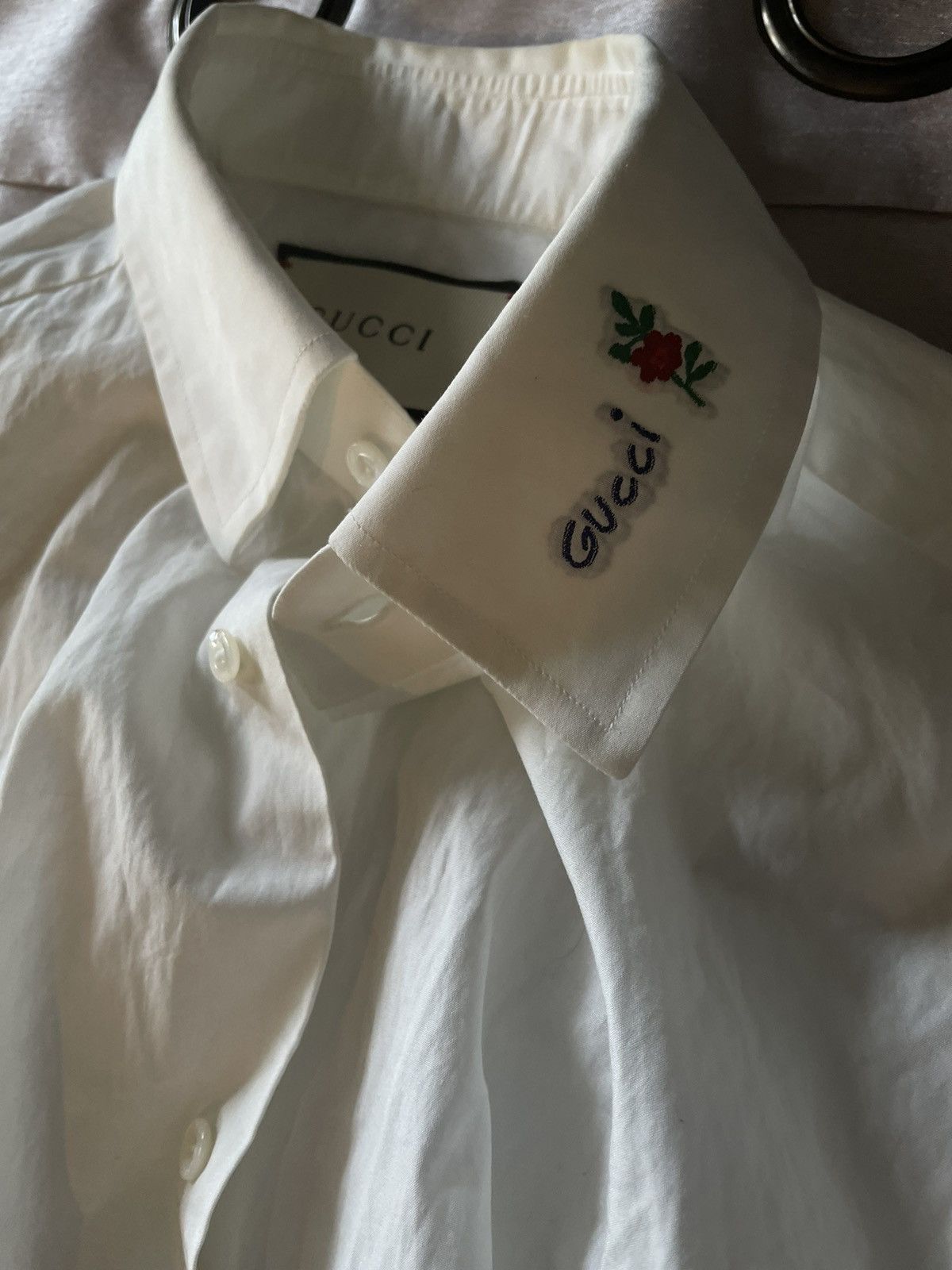 Gucci gucci white dress shirt Size US M / EU 48-50 / 2 - 3 Thumbnail