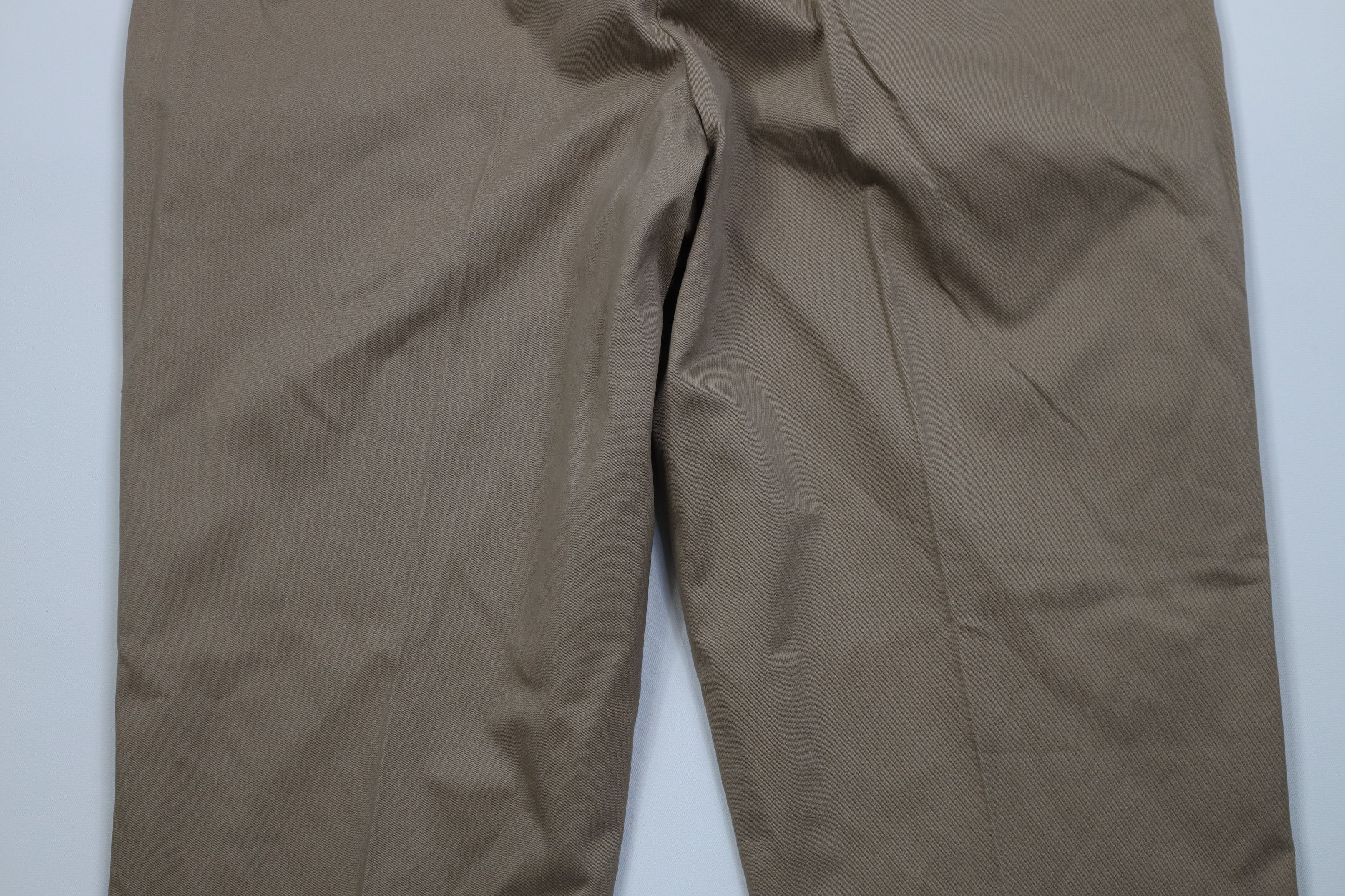 Lands' End Deadstock Vintage Y2K Lands End Chino Pants Trousers Beige Size US 37 - 11 Thumbnail