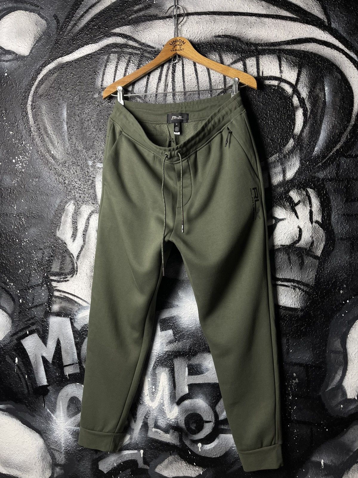 RLX Ralph Lauren RLX Ralph Lauren Olive Fleece Jogger Men’s Size M Size US 32 / EU 48 - 1 Thumbnail