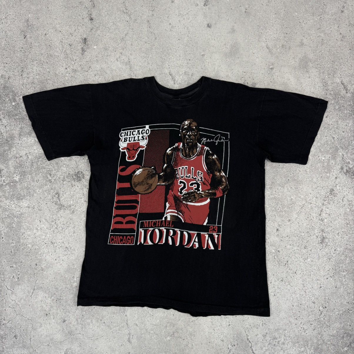 NBA Vintage 90s Chicago Bulls NBA Michael Jordan T Shirt Tee Size US XXL / EU 58 / 5 - 1 Thumbnail