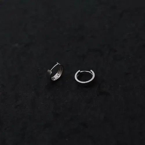 Vintage 100%925 silver Vintage hoop earrings Size ONE SIZE - 3 Thumbnail