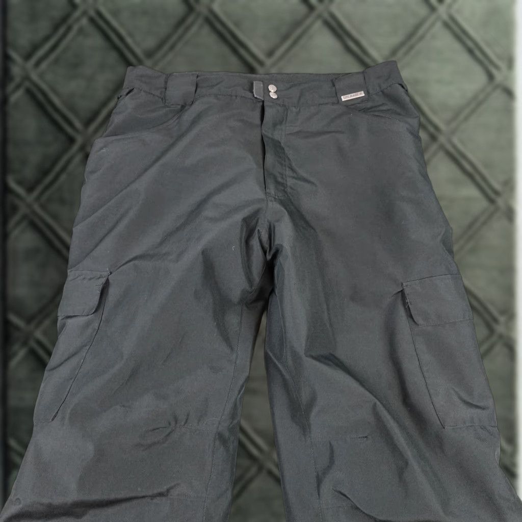 Vintage Grenade Snow Pants Mens XL Black Ski Snowboard Cargo Lined Water Resistant Pants Size US 36 / EU 52 - 1 Thumbnail