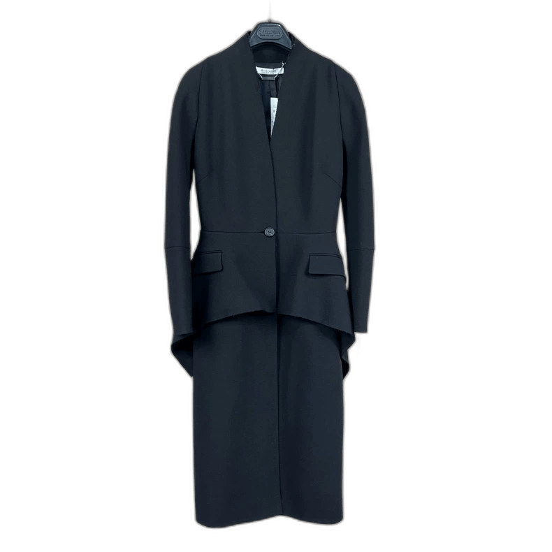 Givenchy Givenchy Givenchy Long Wool Coat with Waist Detail -2507 Size S / US 4 / IT 40 - 1 Thumbnail