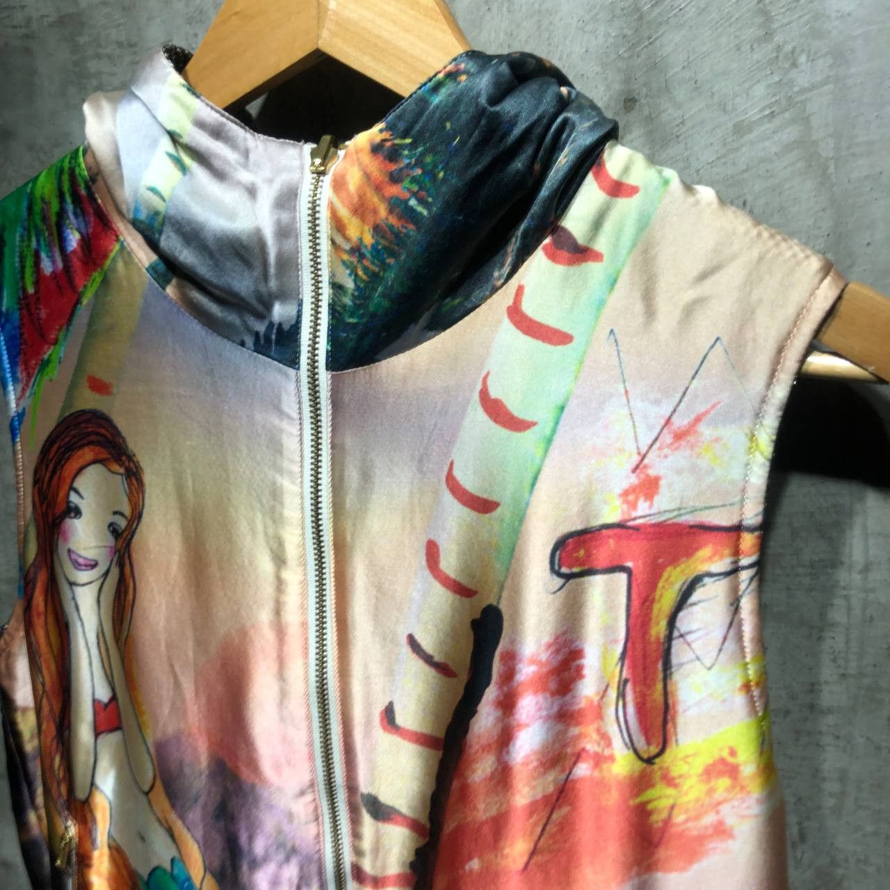 Tsumori Chisato Tsumori Chisato Mermaid reversible hooded vest Size US S / EU 44-46 / 1 - 5 Thumbnail
