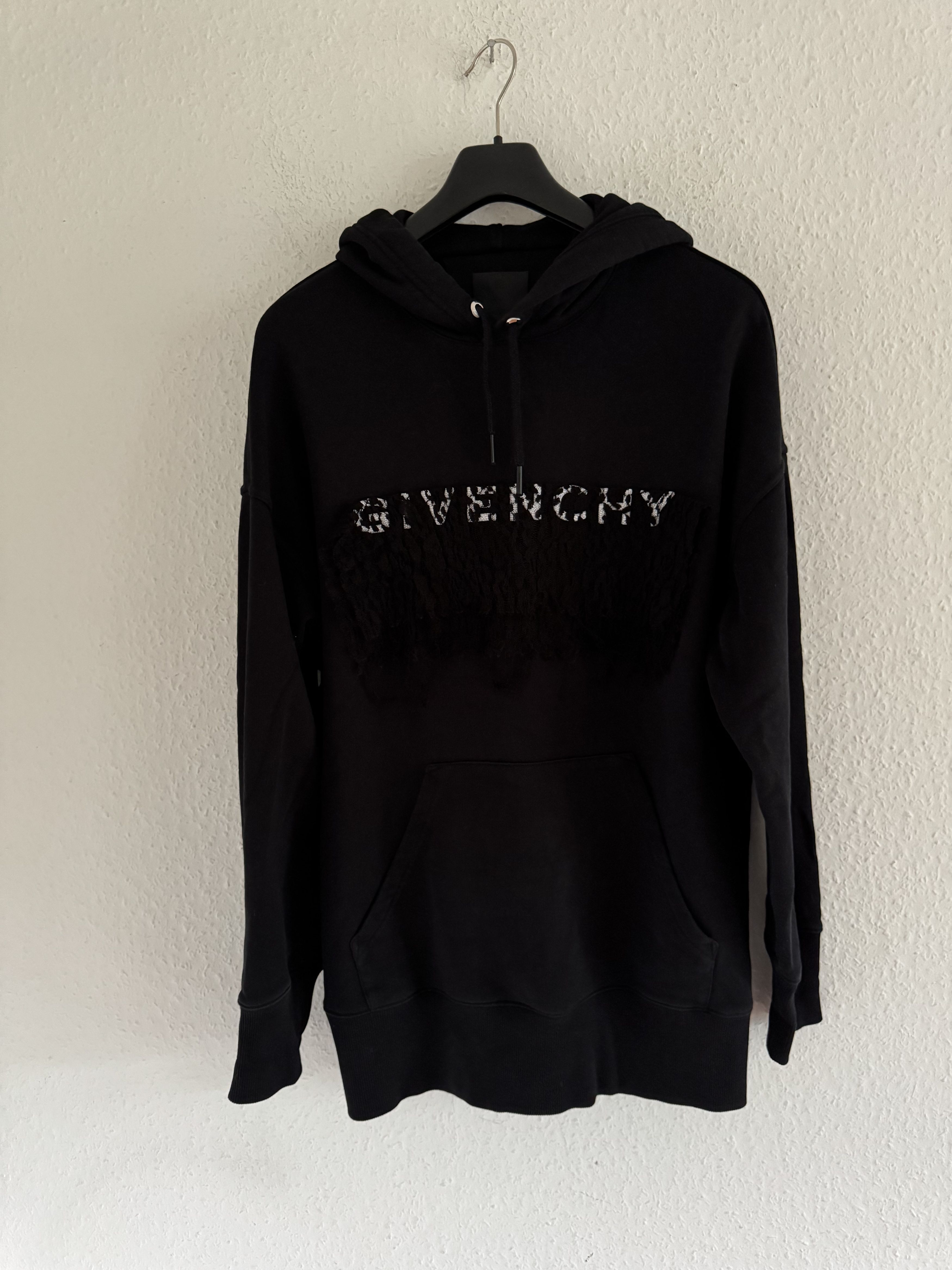 Givenchy Lace Patch Brushed Hoodie Size US S / EU 44-46 / 1 - 4 Thumbnail
