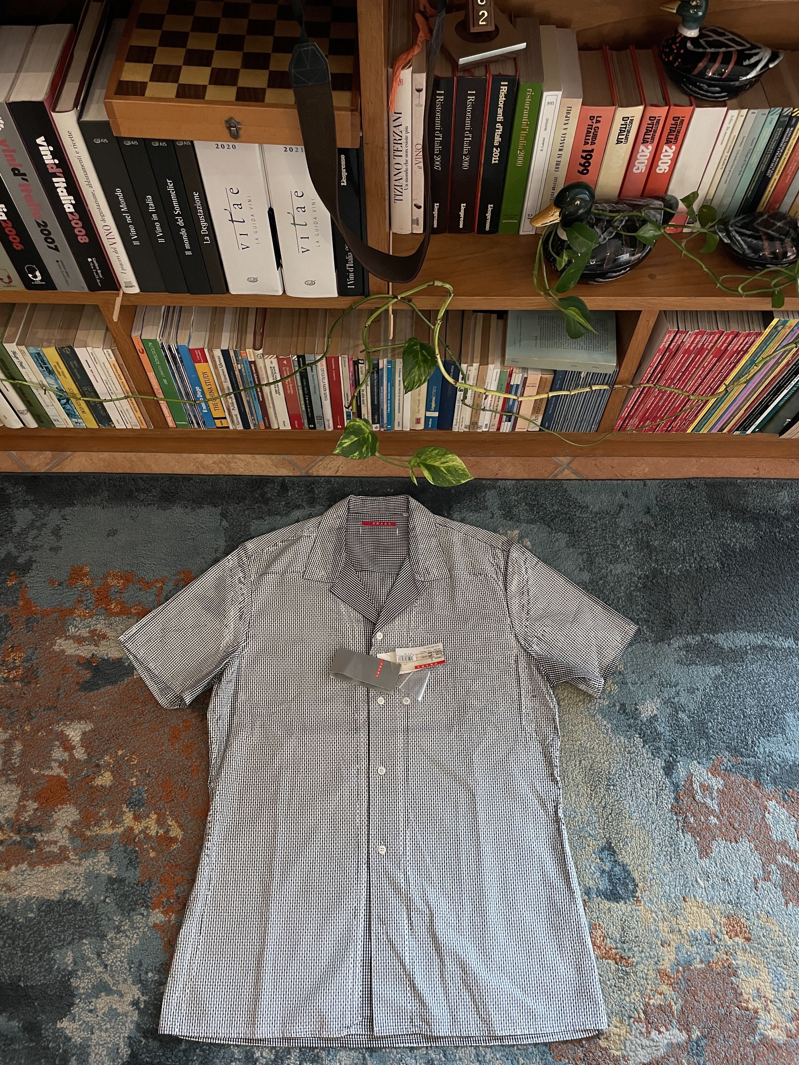 Prada Prada Luna Rossa Vintage Bowling Shirt Size US M / EU 48-50 / 2 - 1 Thumbnail