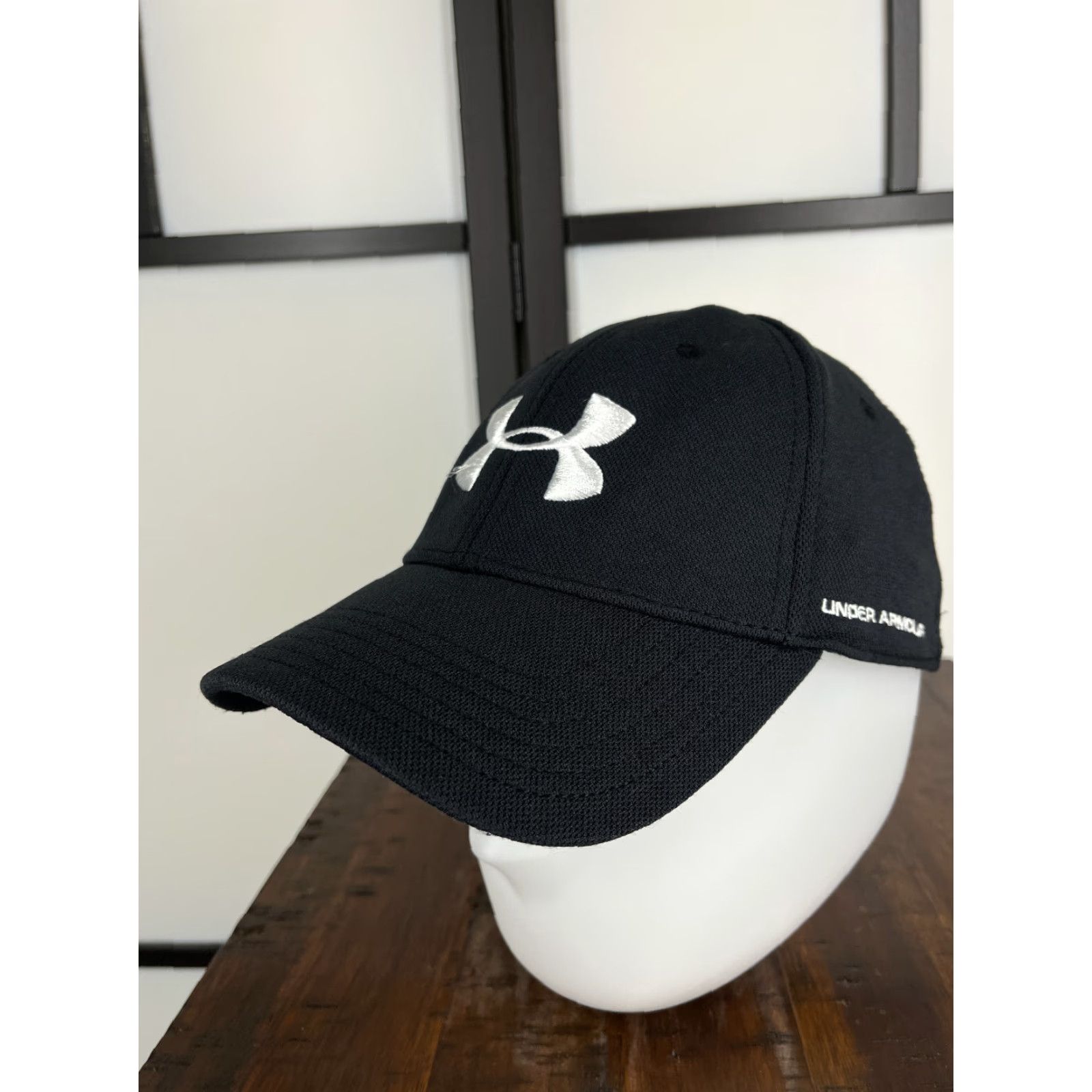 Under Armour Under Armour Hat Cap Fitted Mens Large White Embroidered Sports Cotton Polyester Baseball Cap Mens L White Sports Baseball Cap Under Armour Size ONE SIZE - 4 Thumbnail