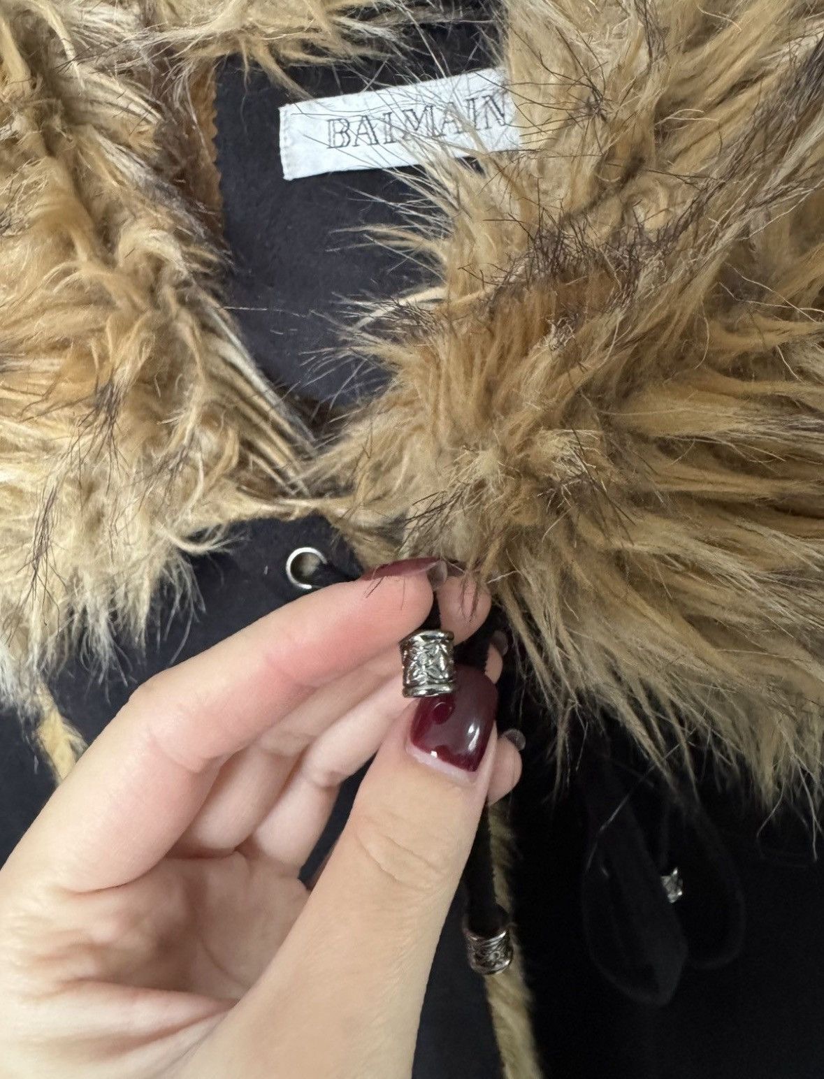 Balmain Vintage Balmain Sheepskin afgan penny lane coat Size S / US 4 / IT 40 - 6 Thumbnail