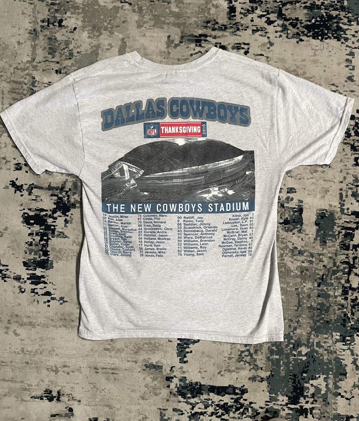Hanes 2010 Dallas Cowboys Thanksgiving Game Shirt Size US M / EU 48-50 / 2 - 2 Thumbnail