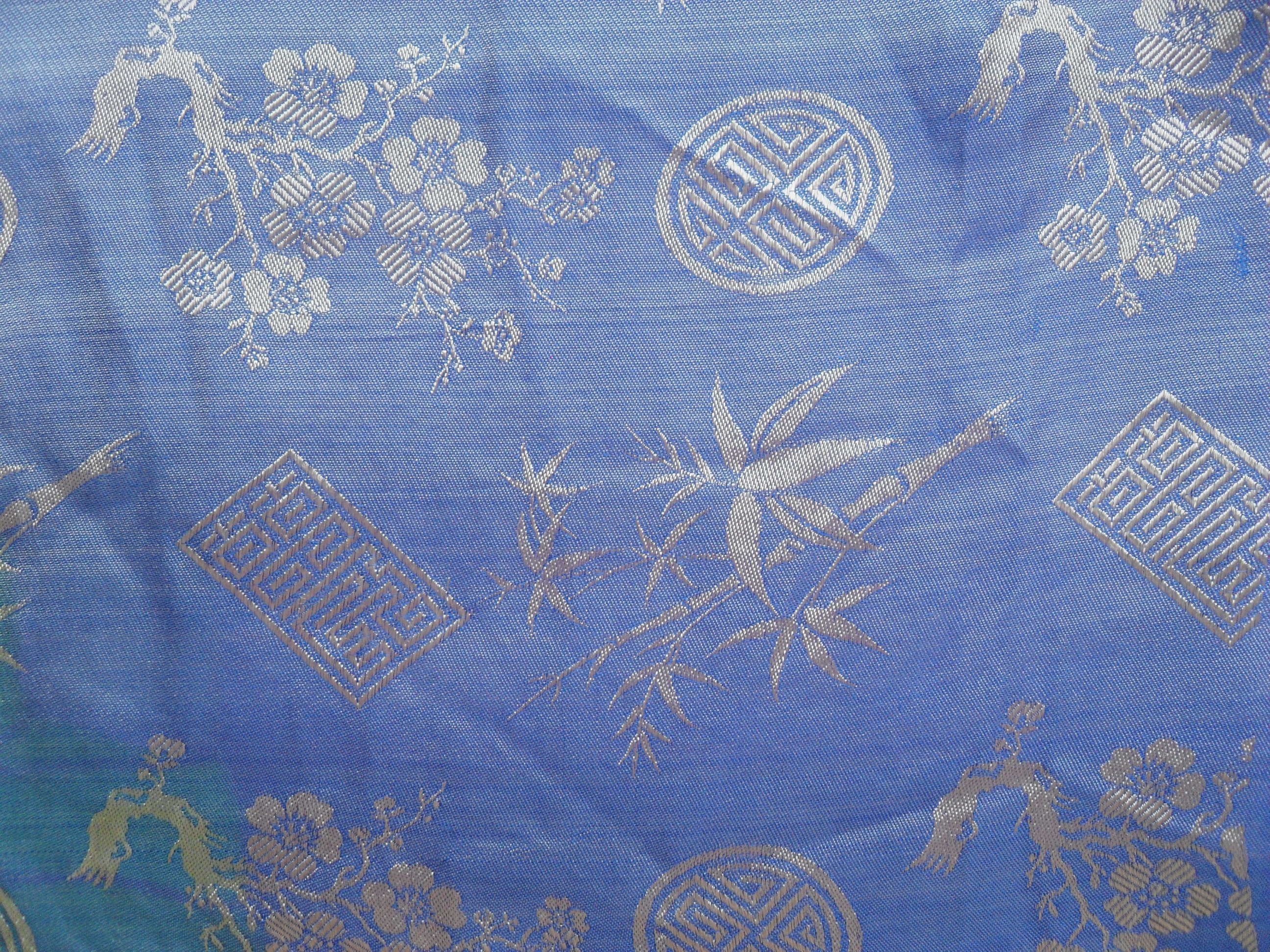 Other Blue 100% Silk Scarf Size ONE SIZE - 5 Thumbnail