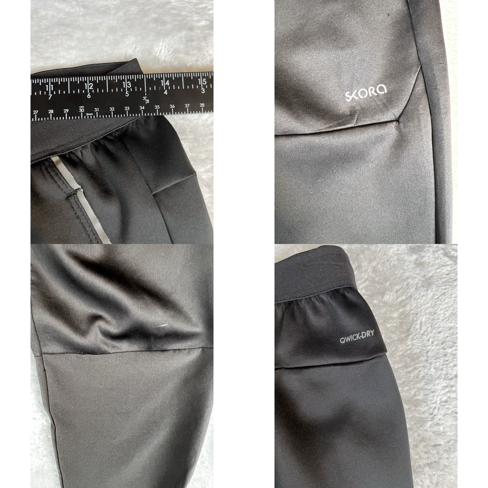 Vintage Flex Skora Qwick Dry Jogger Pants Mens 27x29 Black Zip Athletic Waist Ankle Jogger, Athletic Size US 27 - 8 Thumbnail