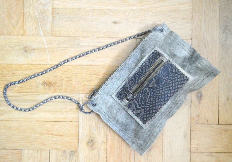 Other Culture Premium Leather Handbag, Animal Print Size ONE SIZE - 1 Thumbnail