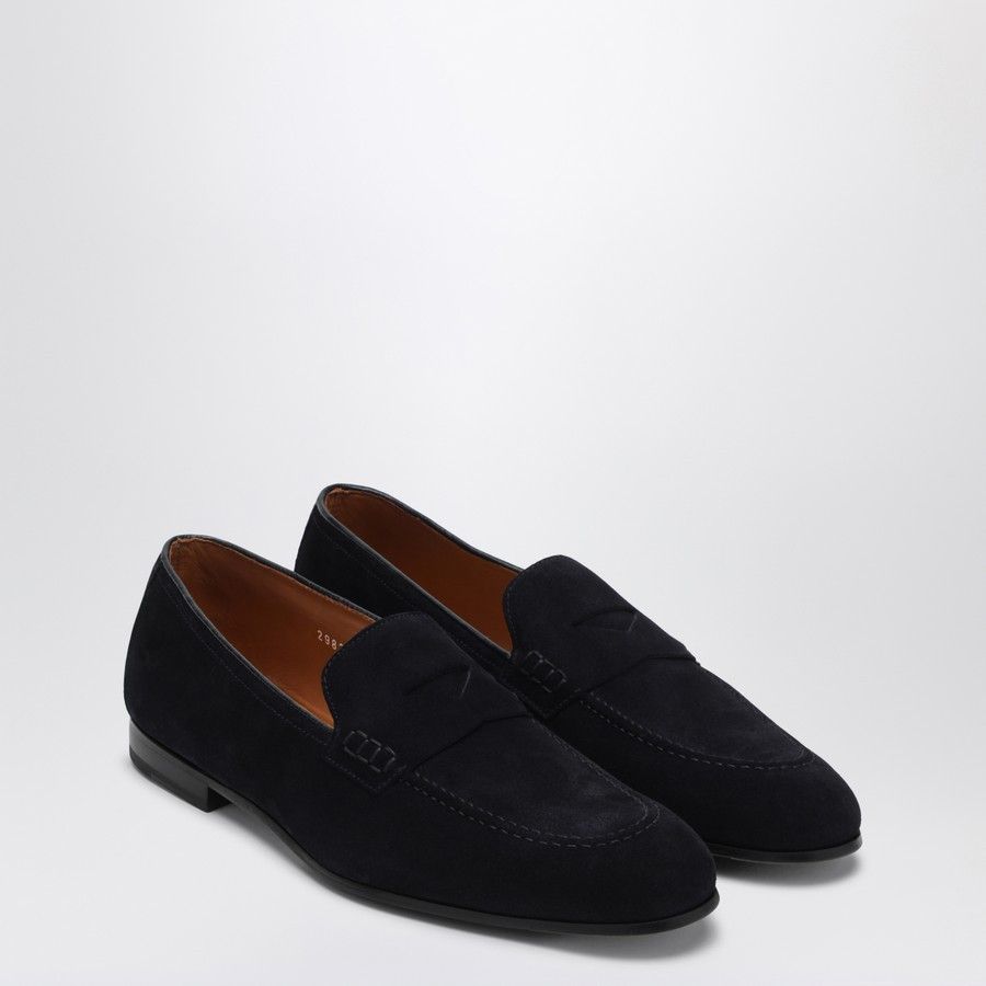 Doucal's o1d2blof0225 Loafers in Dark Blue Size US 9.5 / EU 42-43 - 2 Thumbnail