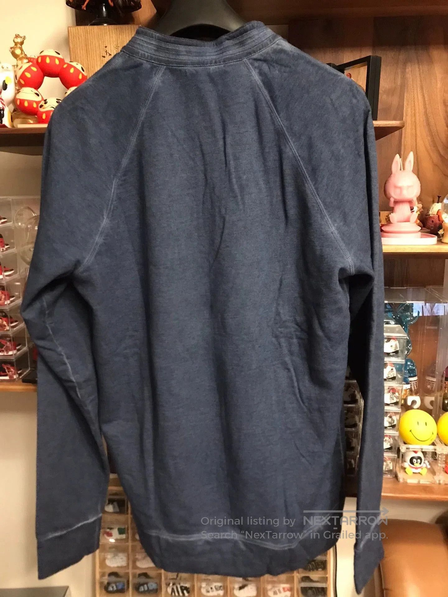 Bottega Veneta Blue Long Sleeve Henley Shirt. Size US M / EU 48-50 / 2 - 2 Thumbnail