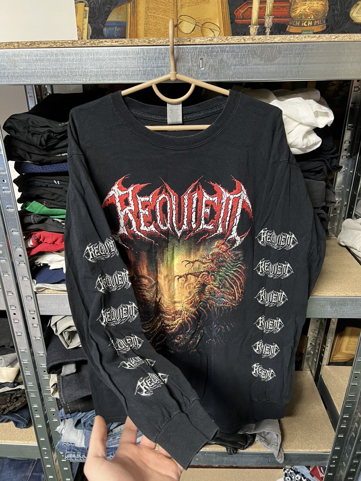Band Tees Kenshi Requiem World Tour Death Trash Metal Longsleeve Band Size US L / EU 52-54 / 3 - 2 Thumbnail