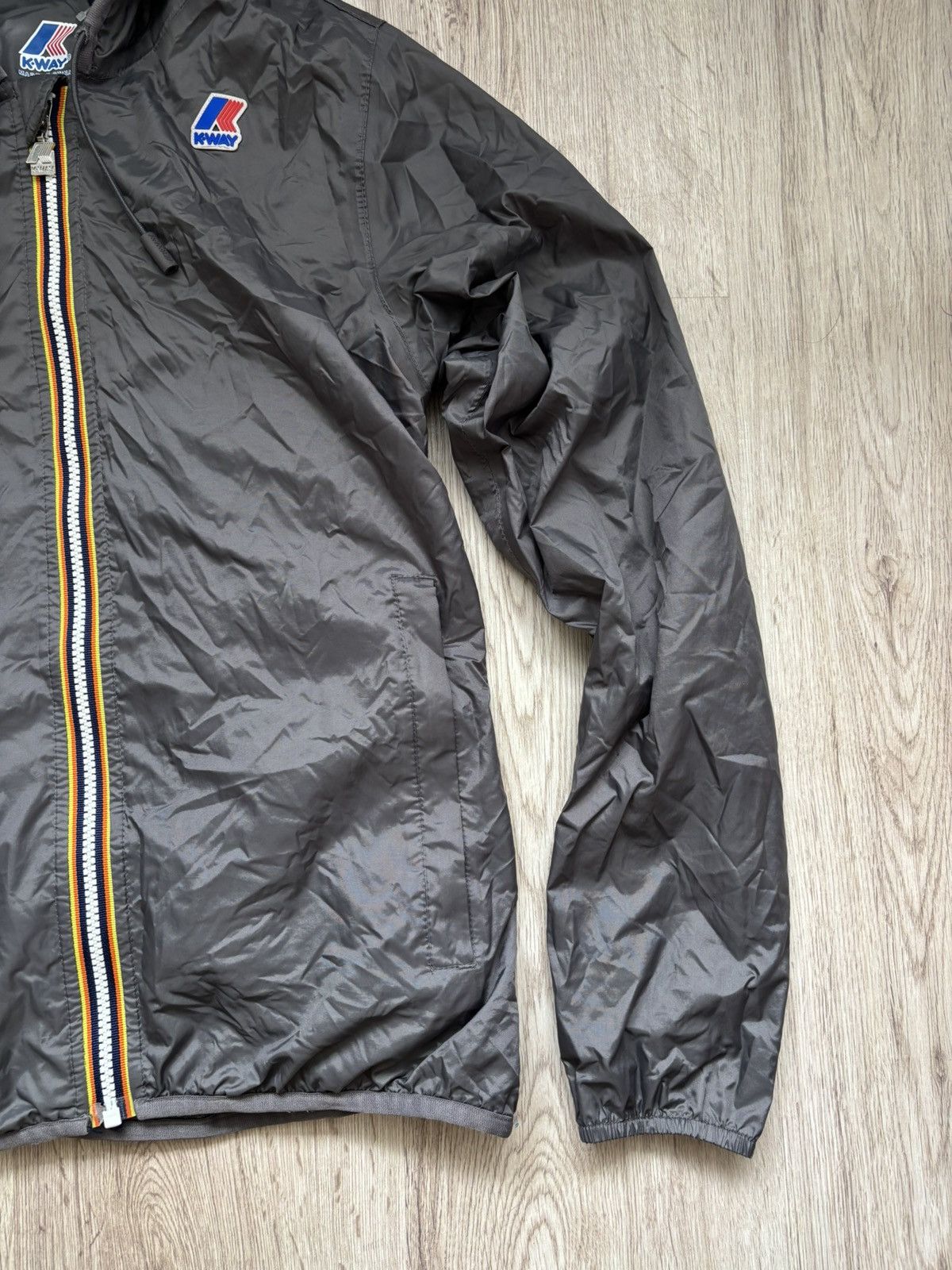 K-Way K-Way Jacques Jersey Women’s Jacket Gray Size S Windbreaker Size S / US 4 / IT 40 - 3 Thumbnail