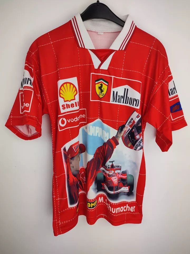 Marlboro Michael Schumacher Red Formula 1 Racing Fan Shirts Size M Size US M / EU 48-50 / 2 - 1 Thumbnail