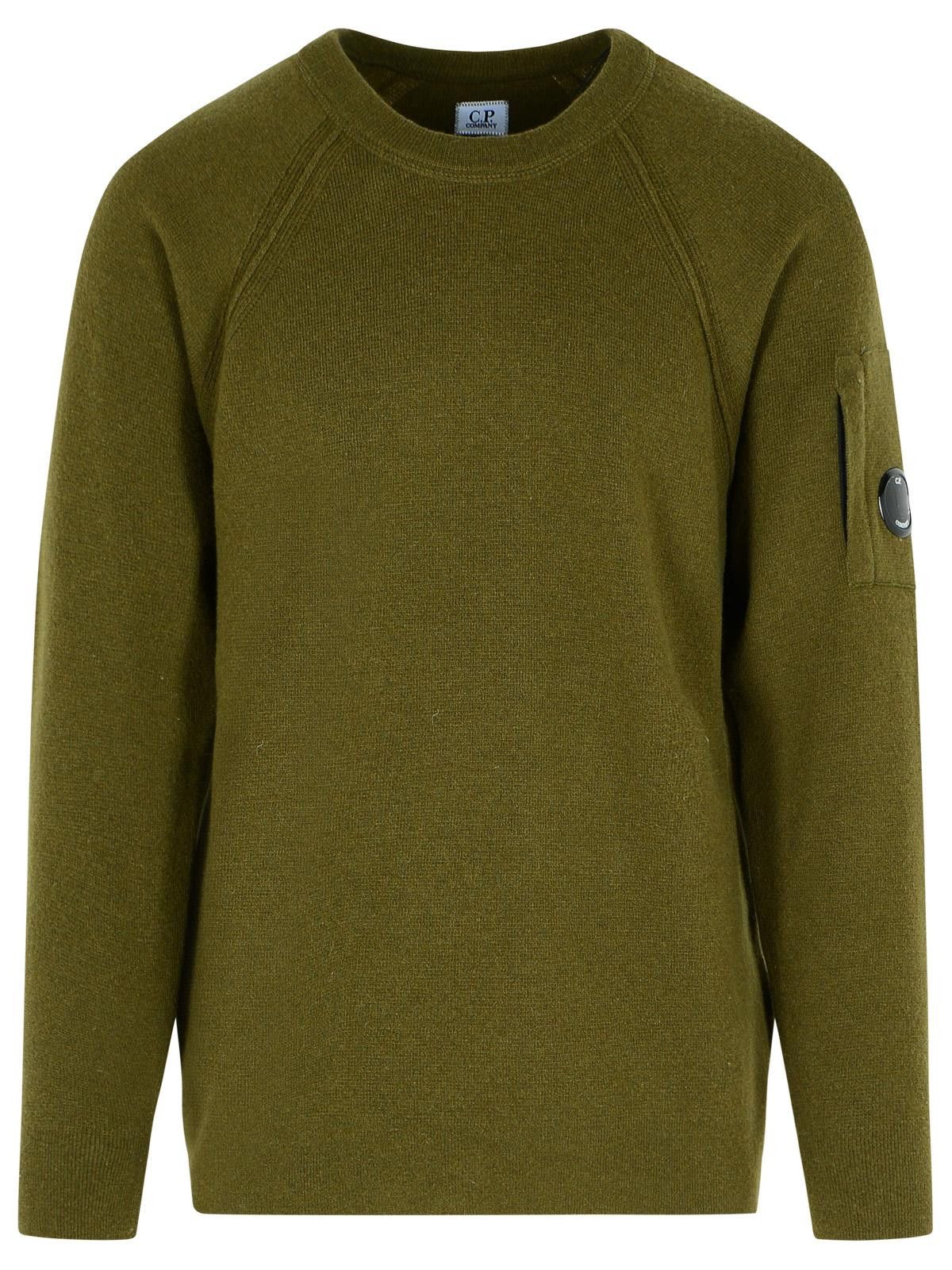 C.P. Company C.P. COMPANY 'Grs' Green Wool Blend Sweatshirt Size US XXL / EU 58 / 5 - 1 Thumbnail