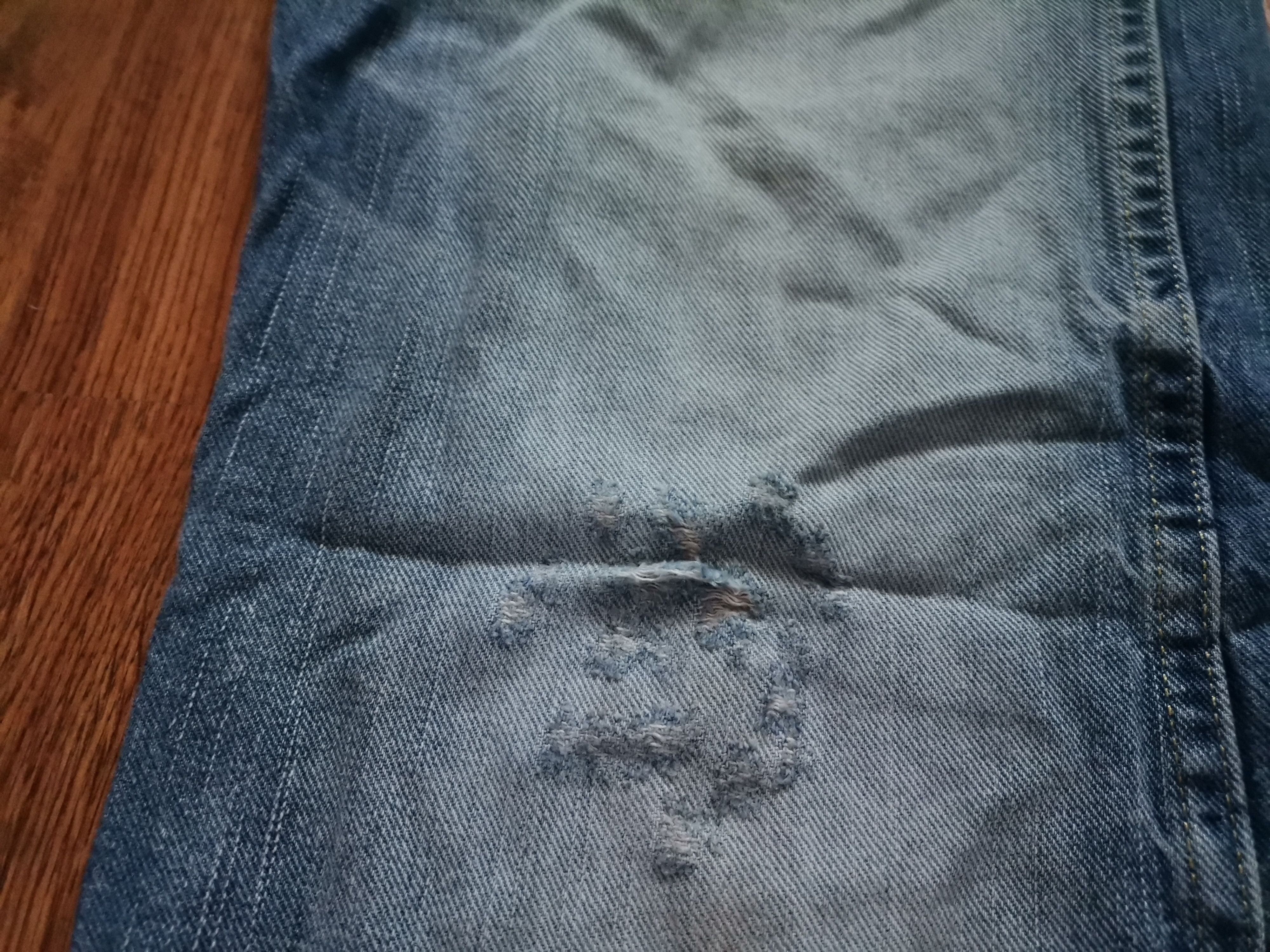 Lee Vintage Lee 101 Distressed Jeans Size US 36 / EU 52 - 3 Thumbnail