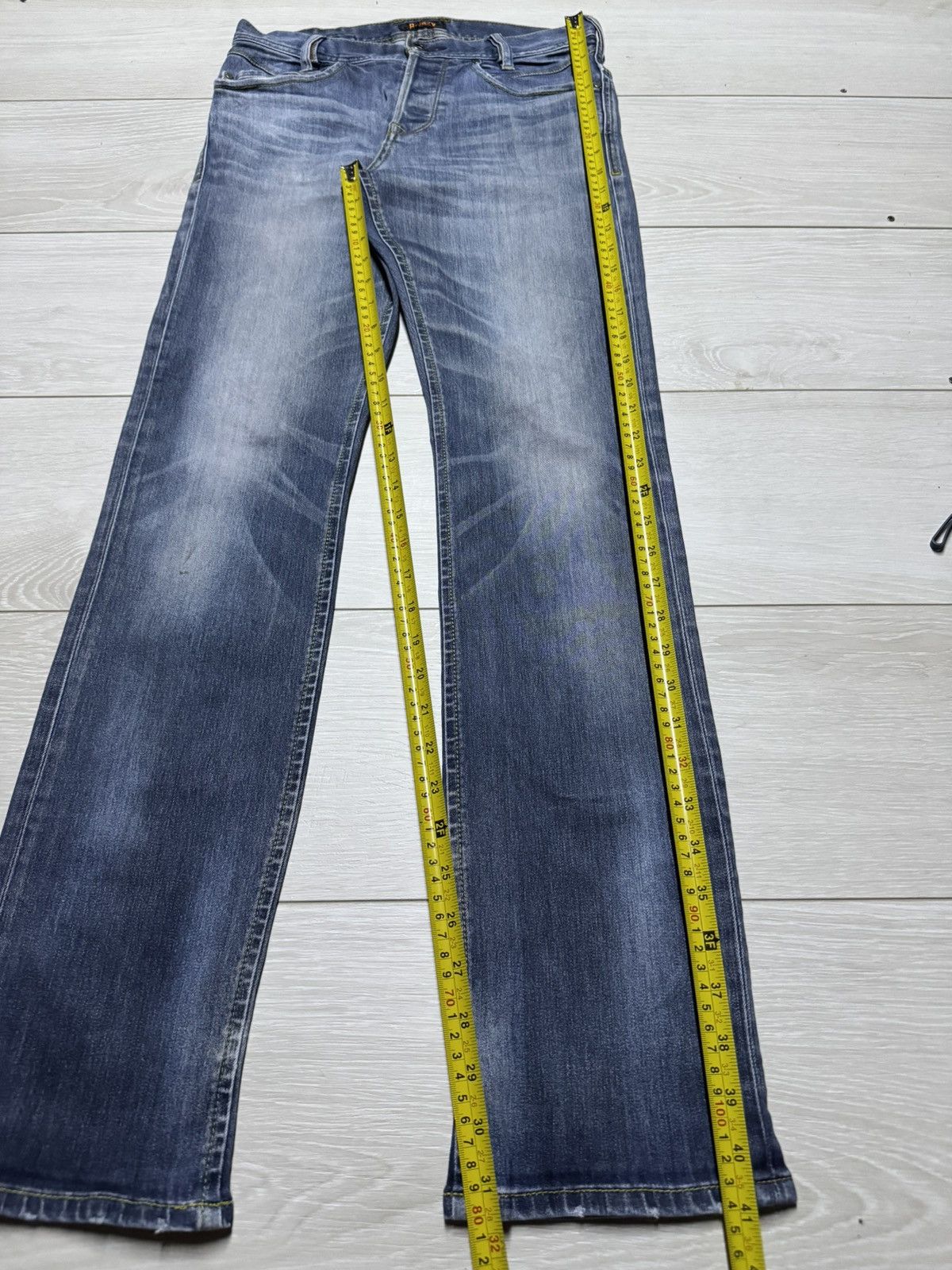 Japanese Brand Vintage Back Number Talon Zip Slim Fit Skinny Jeans Size US 28 / EU 44 - 16 Thumbnail
