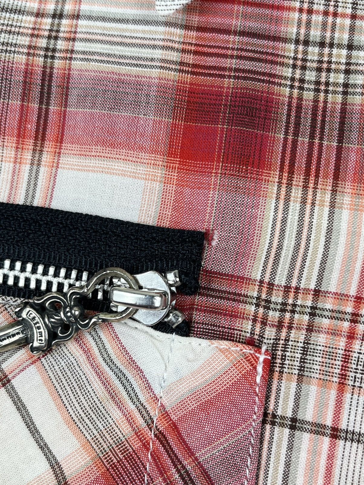 Chrome Hearts Chrome Hearts Oversized Cross Patch Leather Button Up Shirt Size US M / EU 48-50 / 2 - 9 Thumbnail
