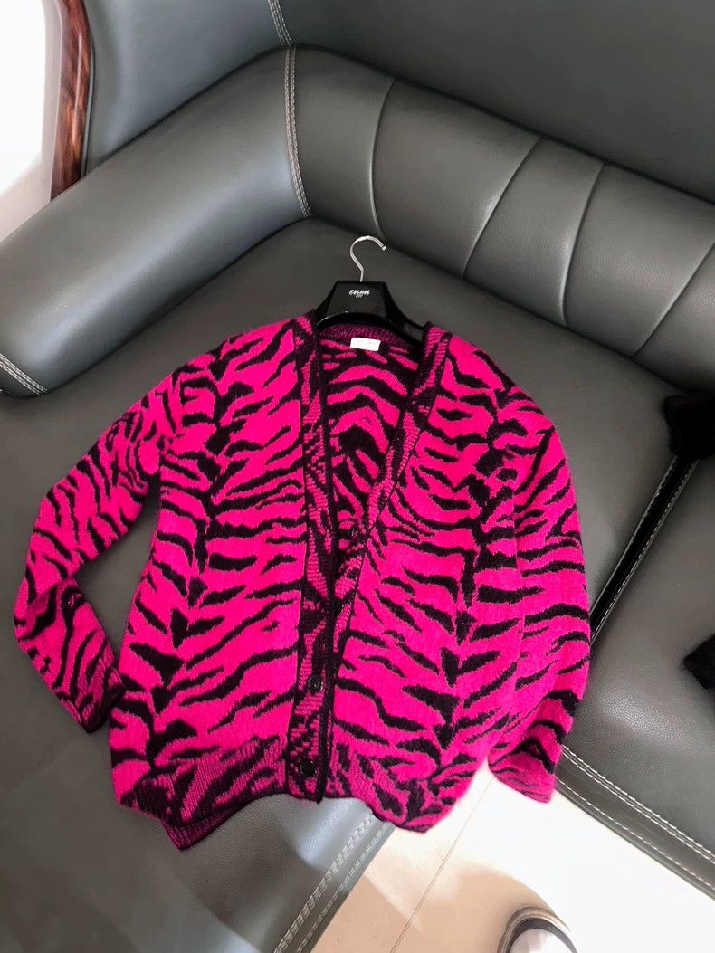 Yves Saint Laurent Saint Laurent 19FW Rose Tiger Sweater 2501-Nextarrow Size US XS / EU 42 / 0 - 1 Thumbnail