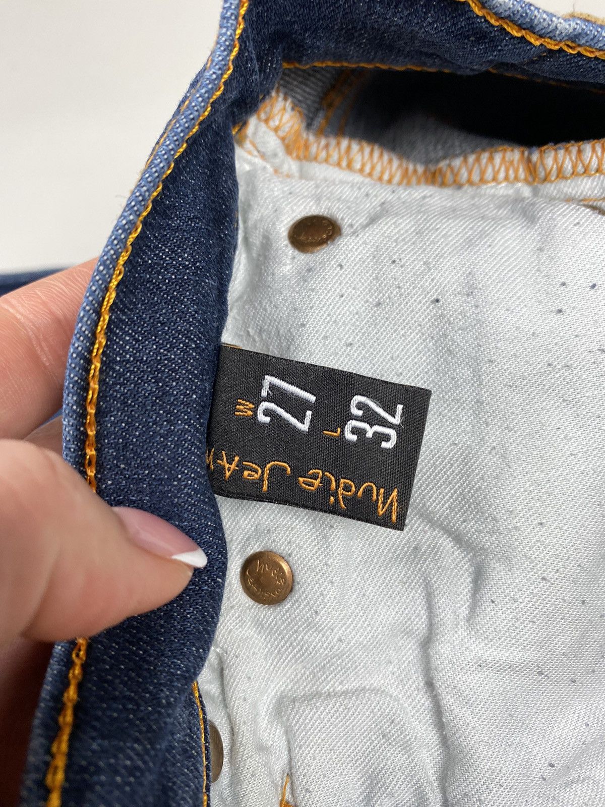 Nudie Jeans Nudie Jeans Co Tube Kelly Dark Indigo men’s jeans size 27 32 Size US 27 - 17 Thumbnail