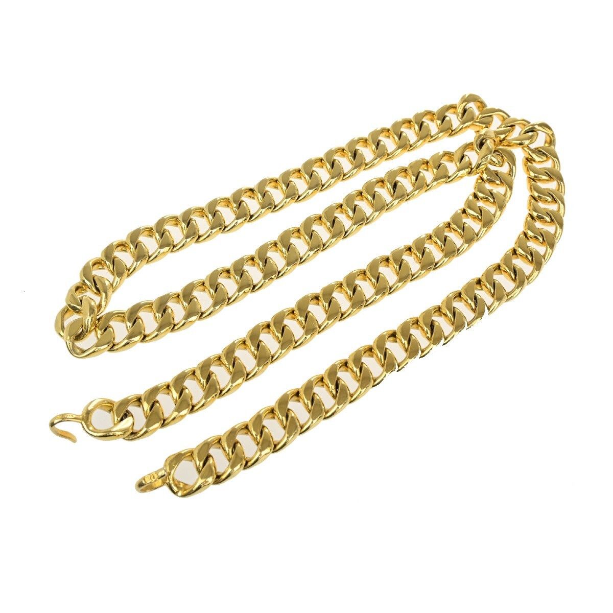 Chanel Chanel CC Chunky Chain-Link Belt Gold-plated Size ONE SIZE - 1 Thumbnail