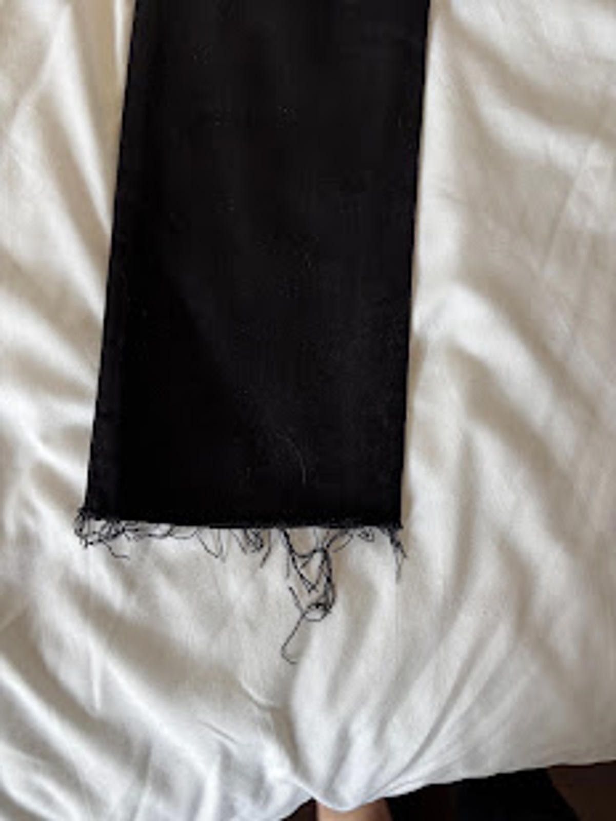 Other rag & bone Black Skinny Jeans Raw Ankle Hem Size 28 NWT Size 28" / US 6 / IT 42 - 2 Thumbnail