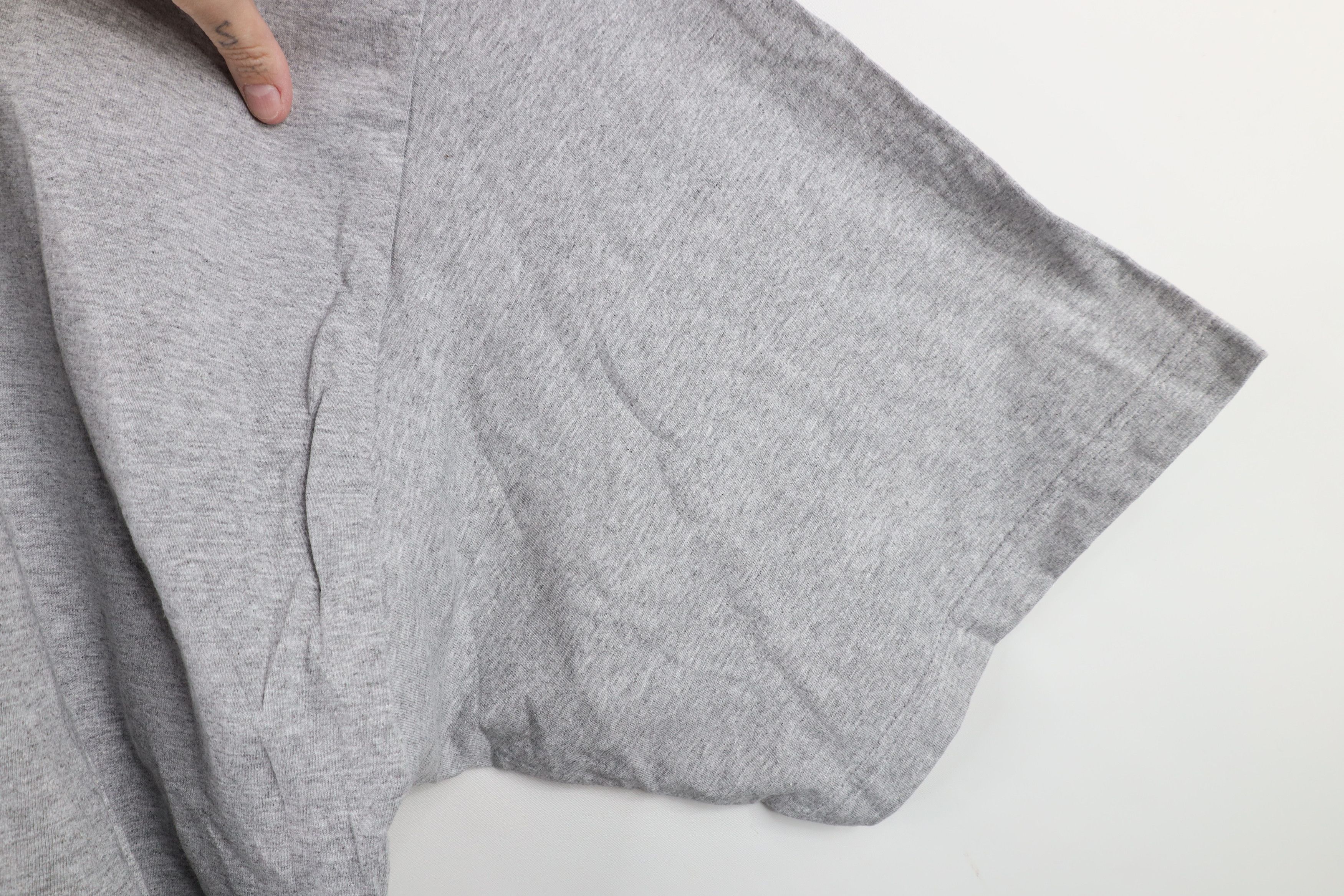 Vintage Vintage 90s Streetwear Short Sleeve T-Shirt Heather Gray Size US XXL / EU 58 / 5 - 5 Thumbnail