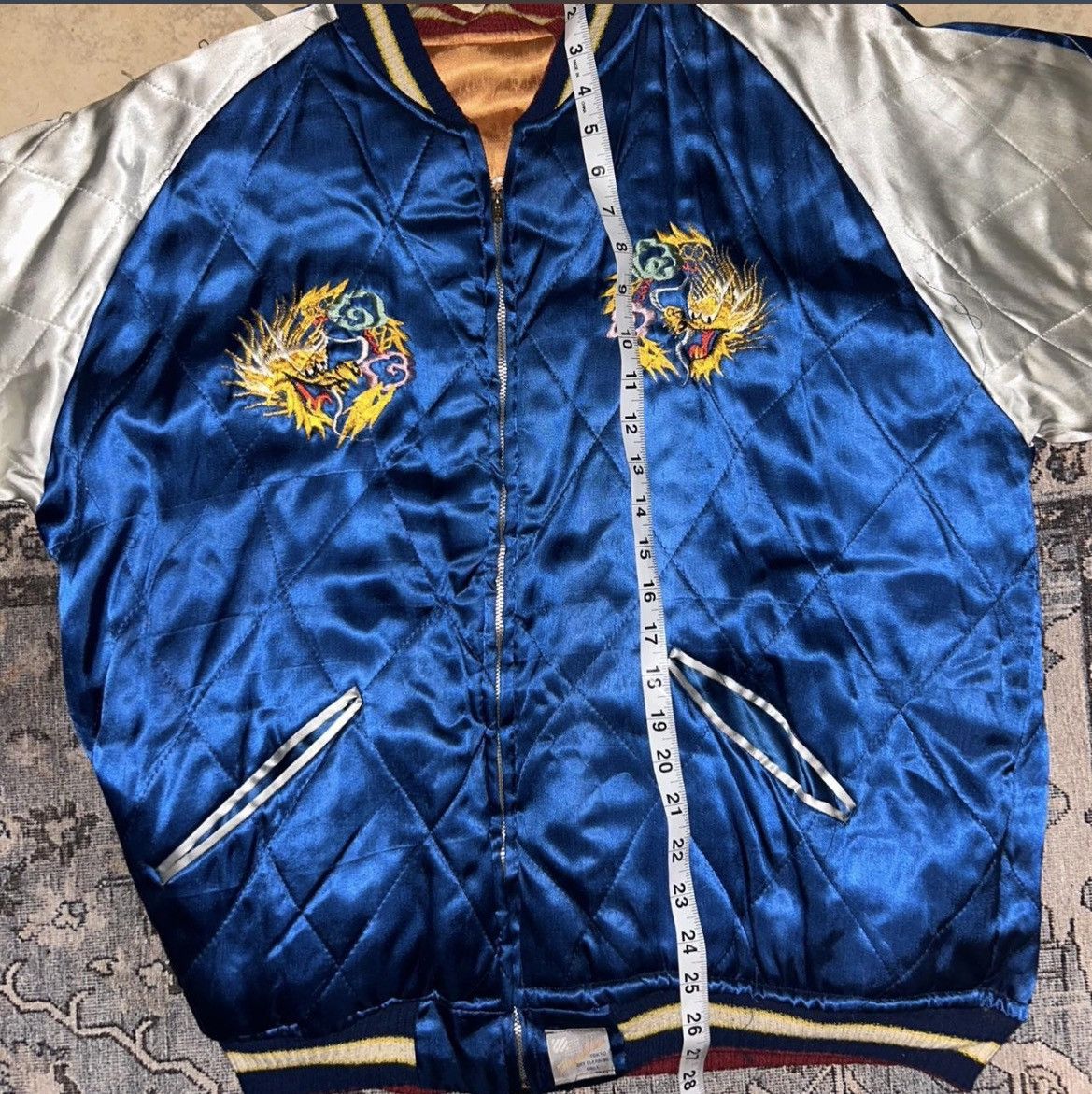 Vintage Vintage 1950’s Korea Sukajan Souvenir Jacket Size US XL / EU 56 / 4 - 8 Thumbnail