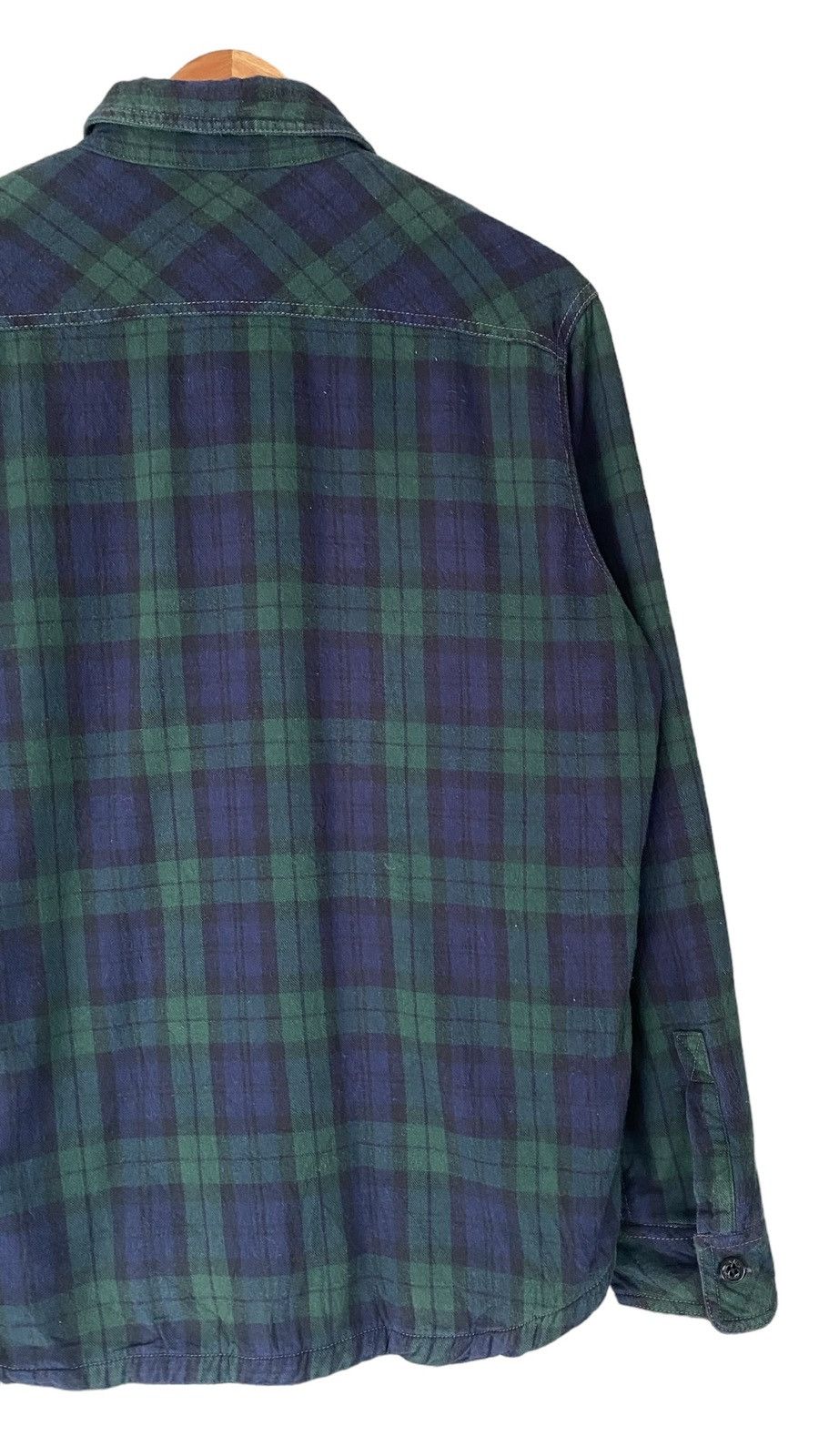 Avirex AVIREX LTD Linen Plaid Button Shirt Long Sleeve Size US XL / EU 56 / 4 - 10 Thumbnail