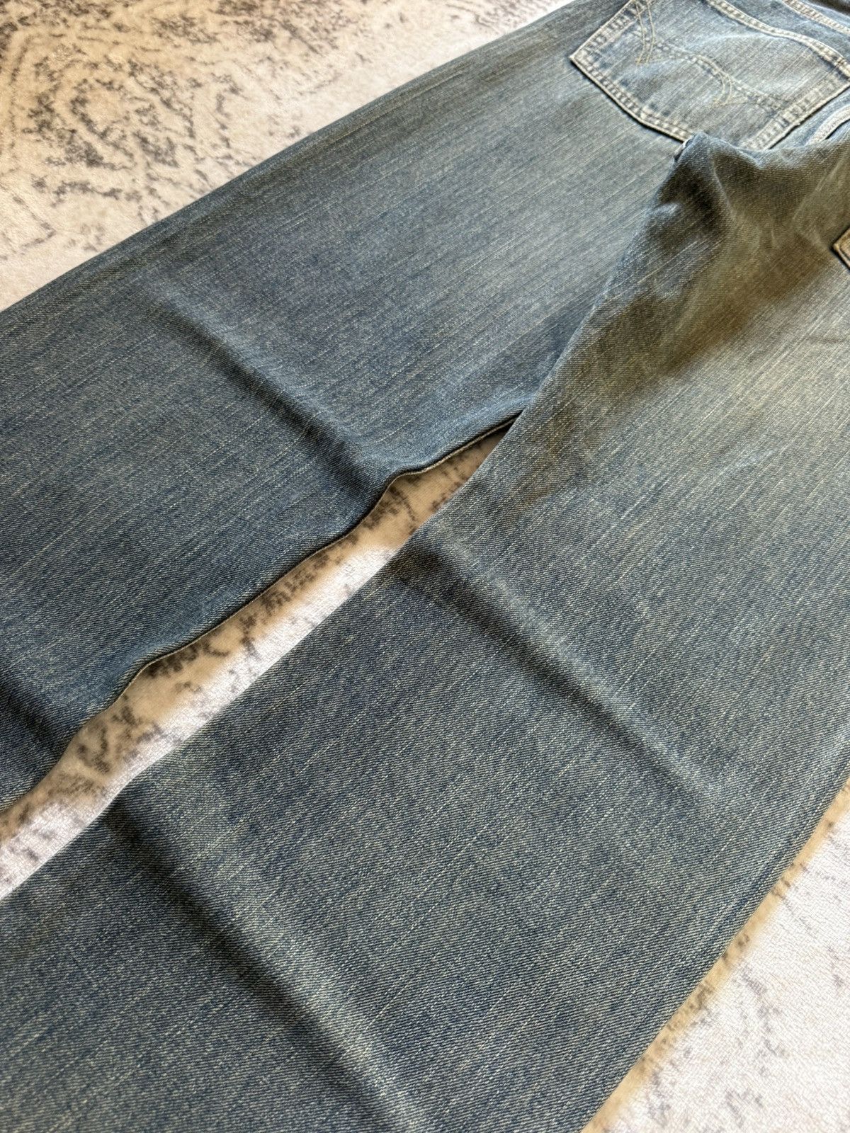 Kapital Vintage Edwin 505 Earthy Mud Wash Selvedge Loose Jeans Size US 32 / EU 48 - 16 Thumbnail