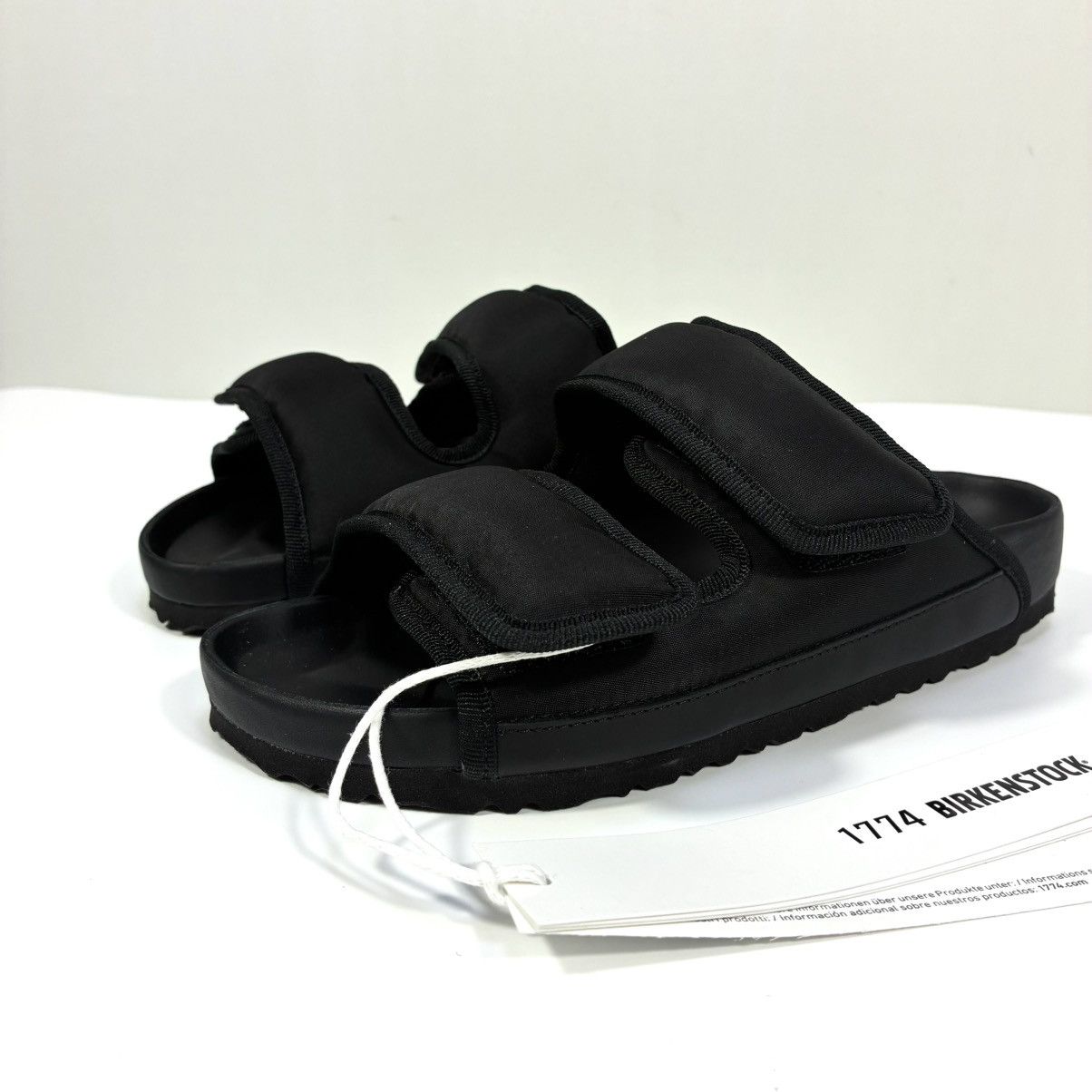 Birkenstock Birkenstock 1774 Arizona Cosny Nylon Sandals Black 38 7 NEW Size US 7 / IT 37 - 20 Thumbnail
