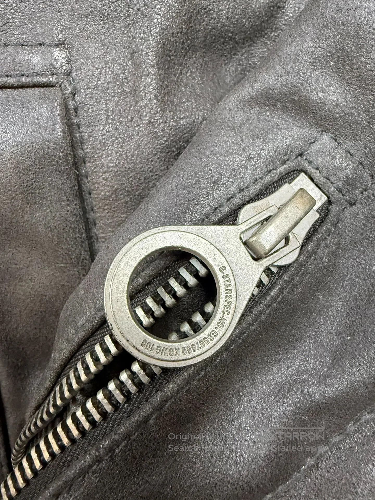 G-Star Gstar Raw Men's Genuine Leather Jacket. Size US XL / EU 56 / 4 - 8 Thumbnail