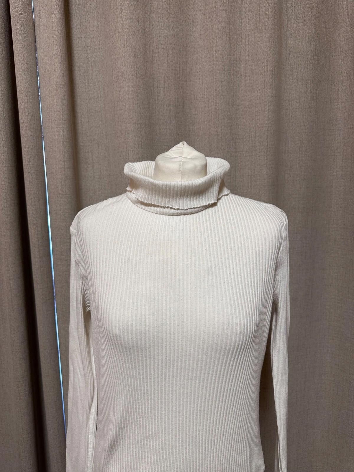 Helmut Lang Helmut Lang ribbed-knit long-sleeve top sz L Size L / US 10 / IT 46 - 2 Thumbnail